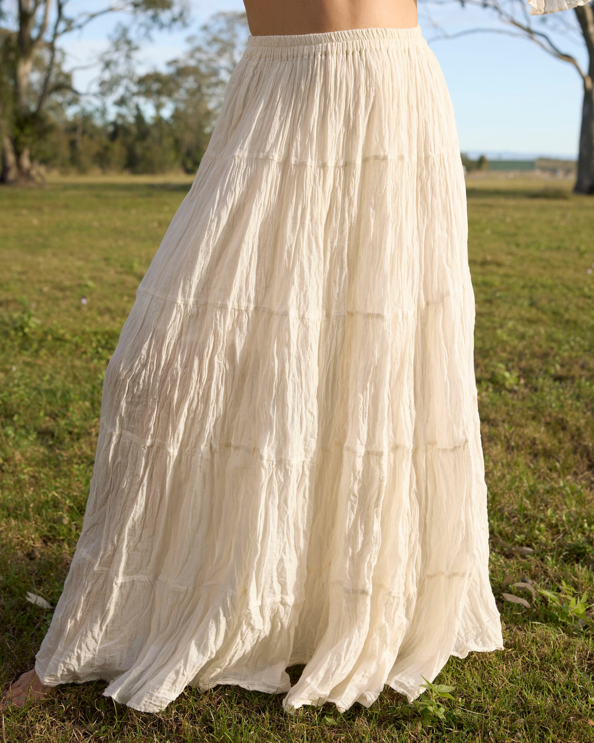 RUMI SKIRT VINTAGE CREAM