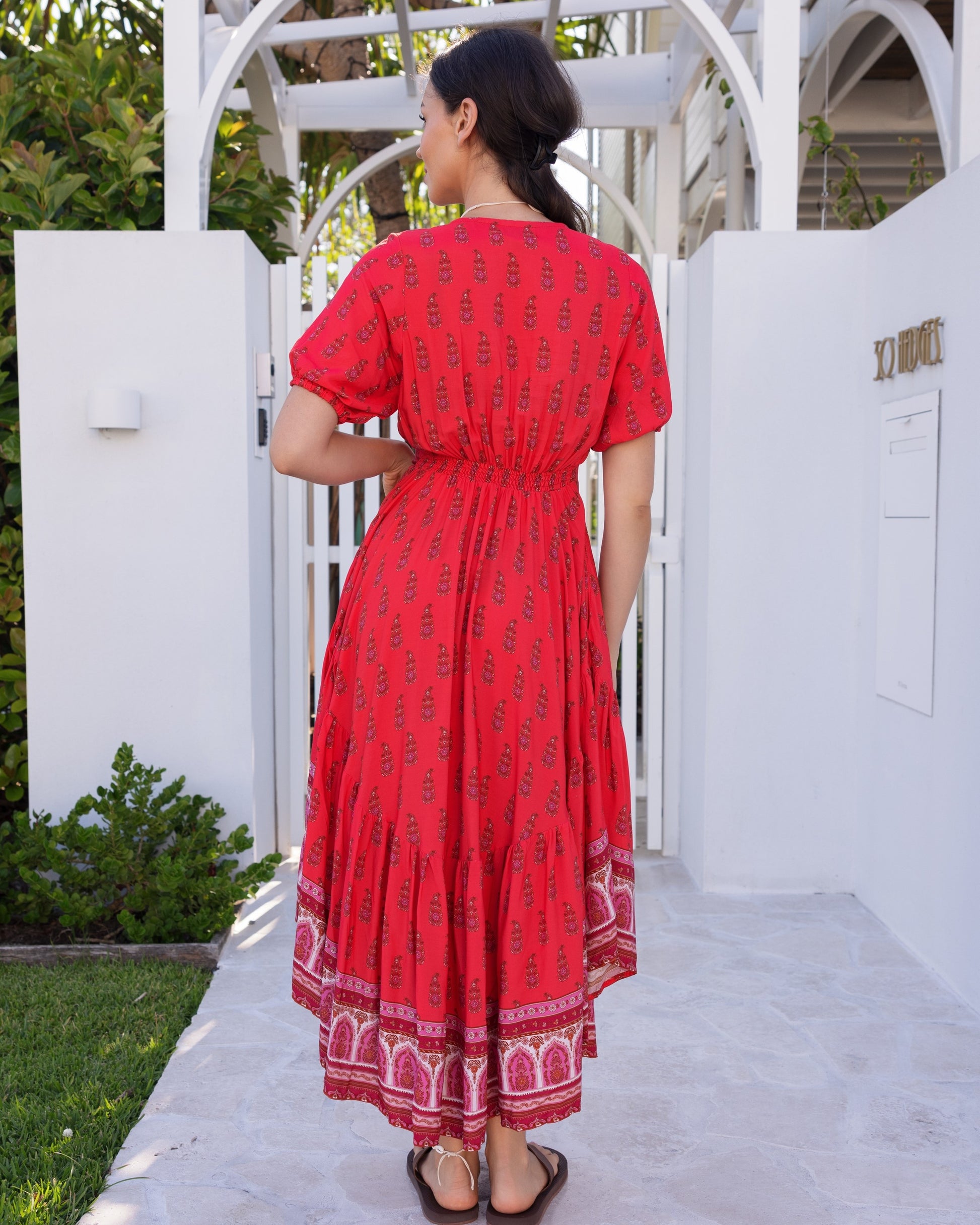 VERA MAXI DRESS WATERMELON SUGAR