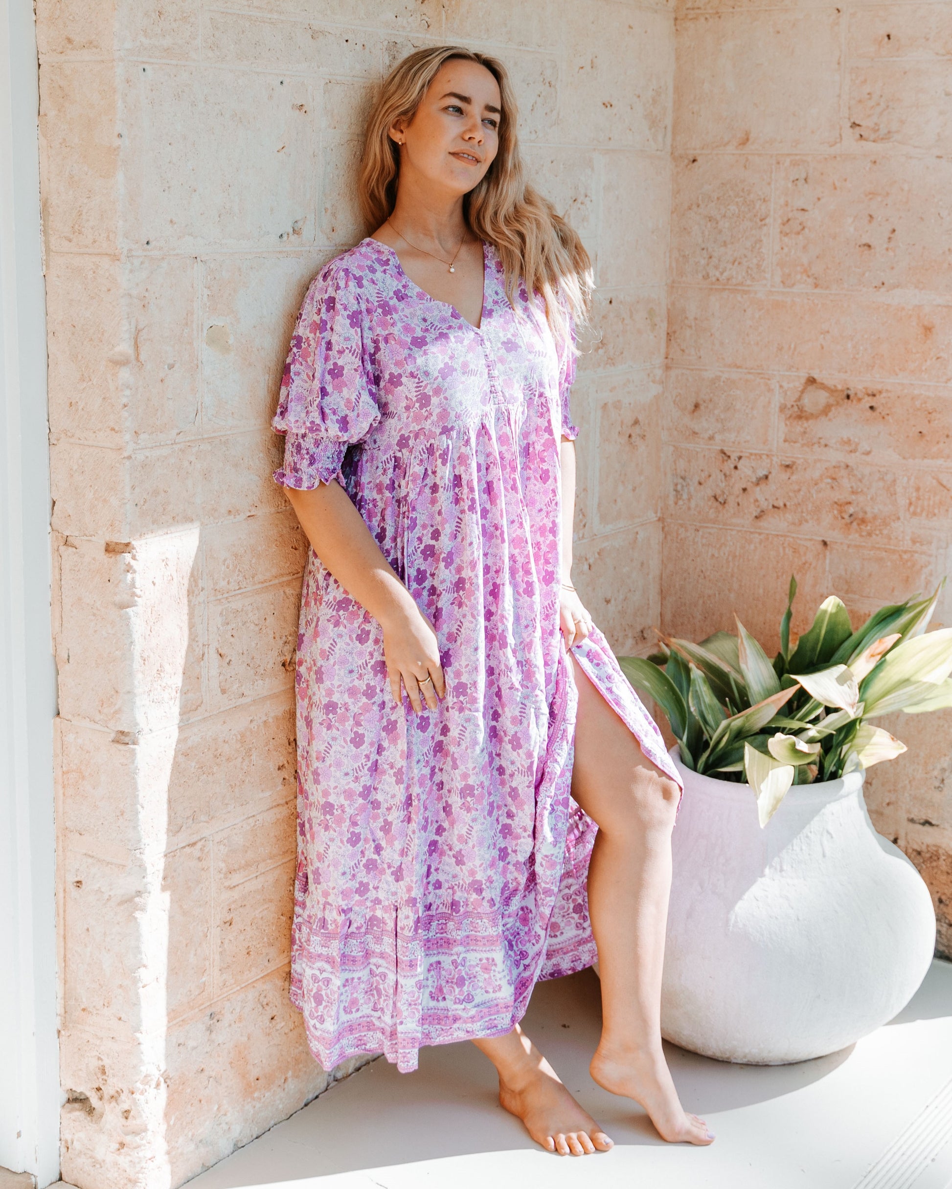 RAYA MAXI DRESS WILDBERRY