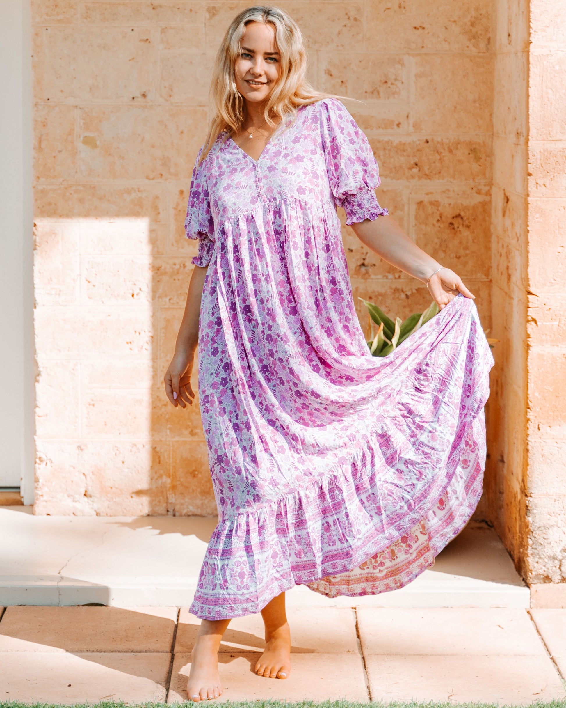 RAYA MAXI DRESS WILDBERRY