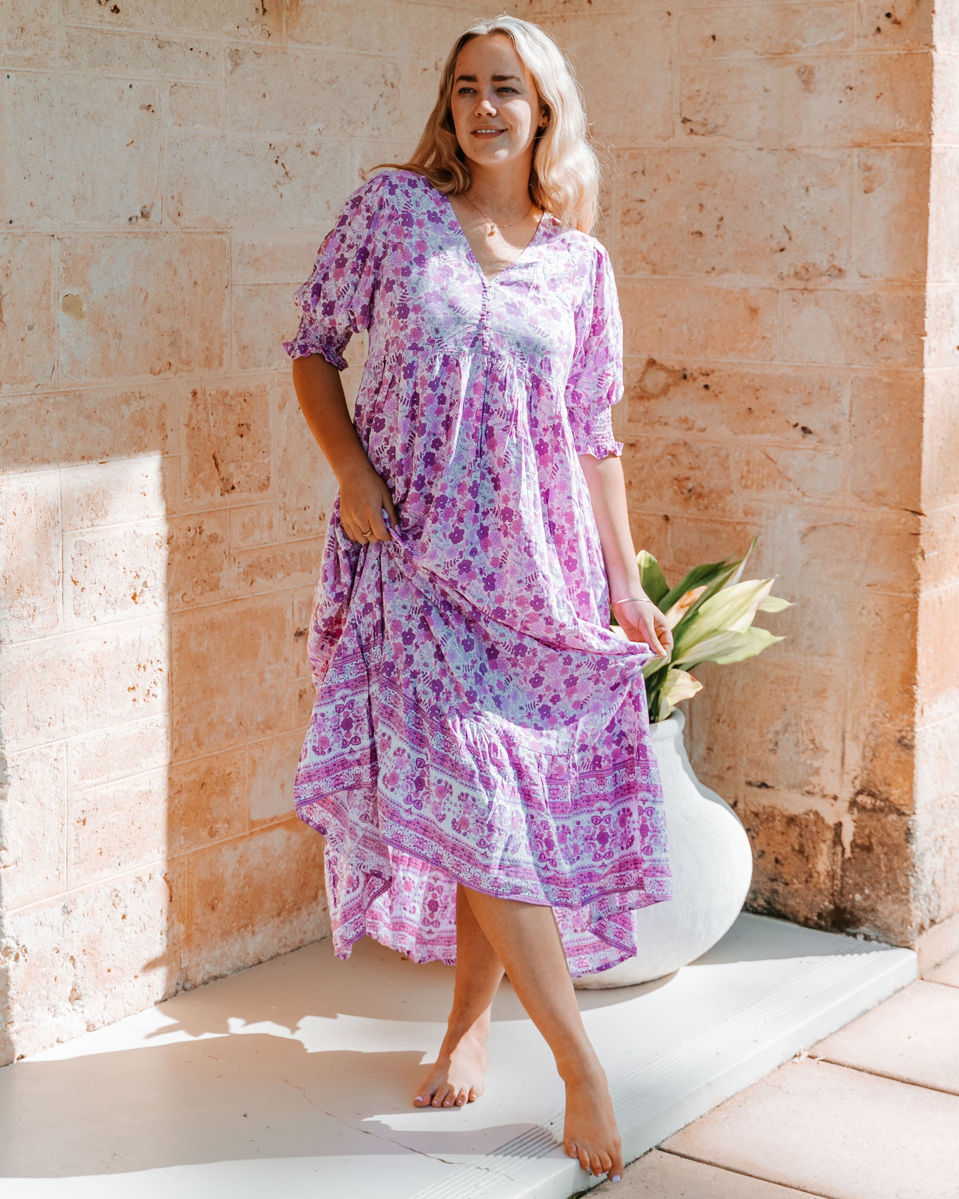 RAYA MAXI DRESS WILDBERRY