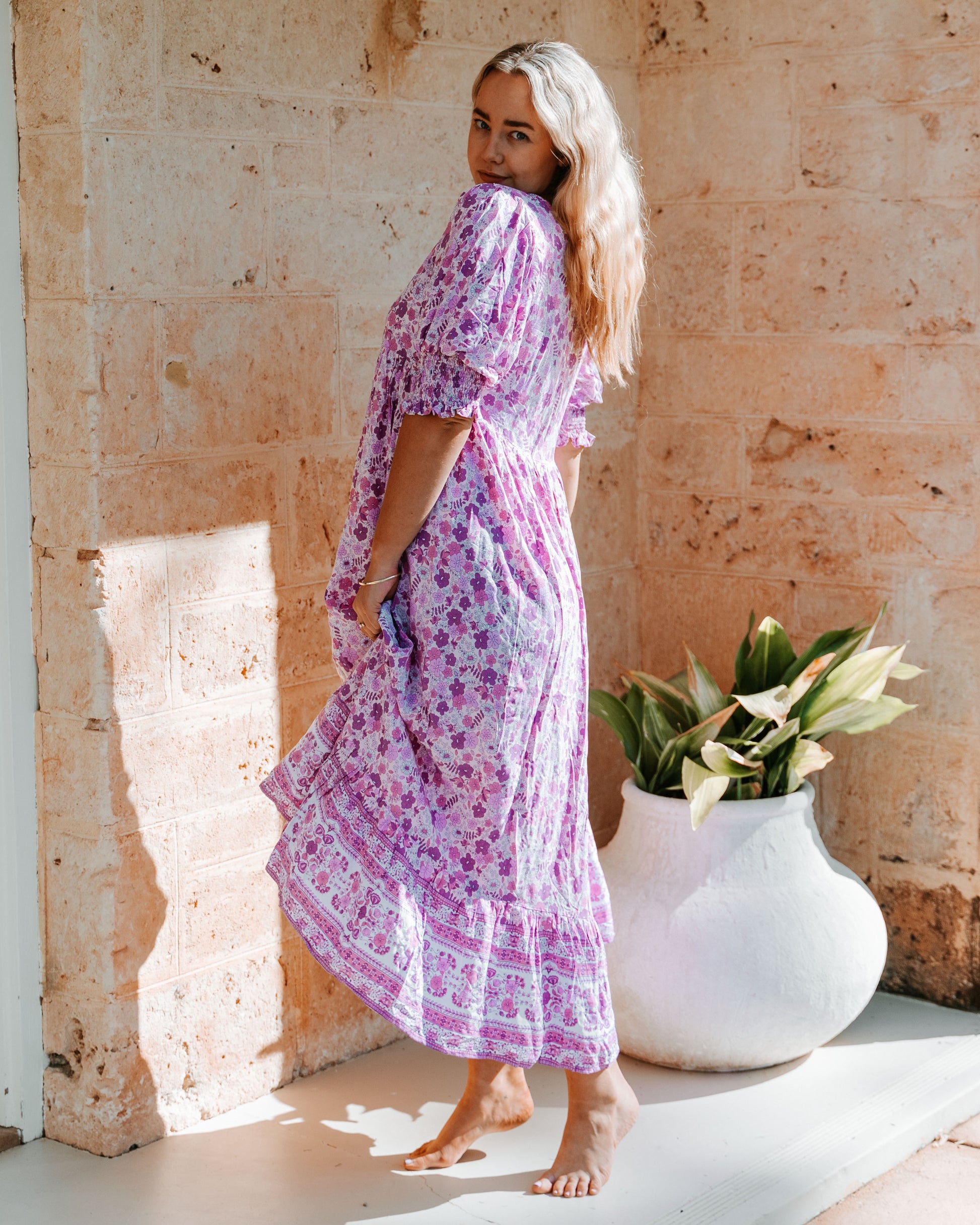 RAYA MAXI DRESS WILDBERRY