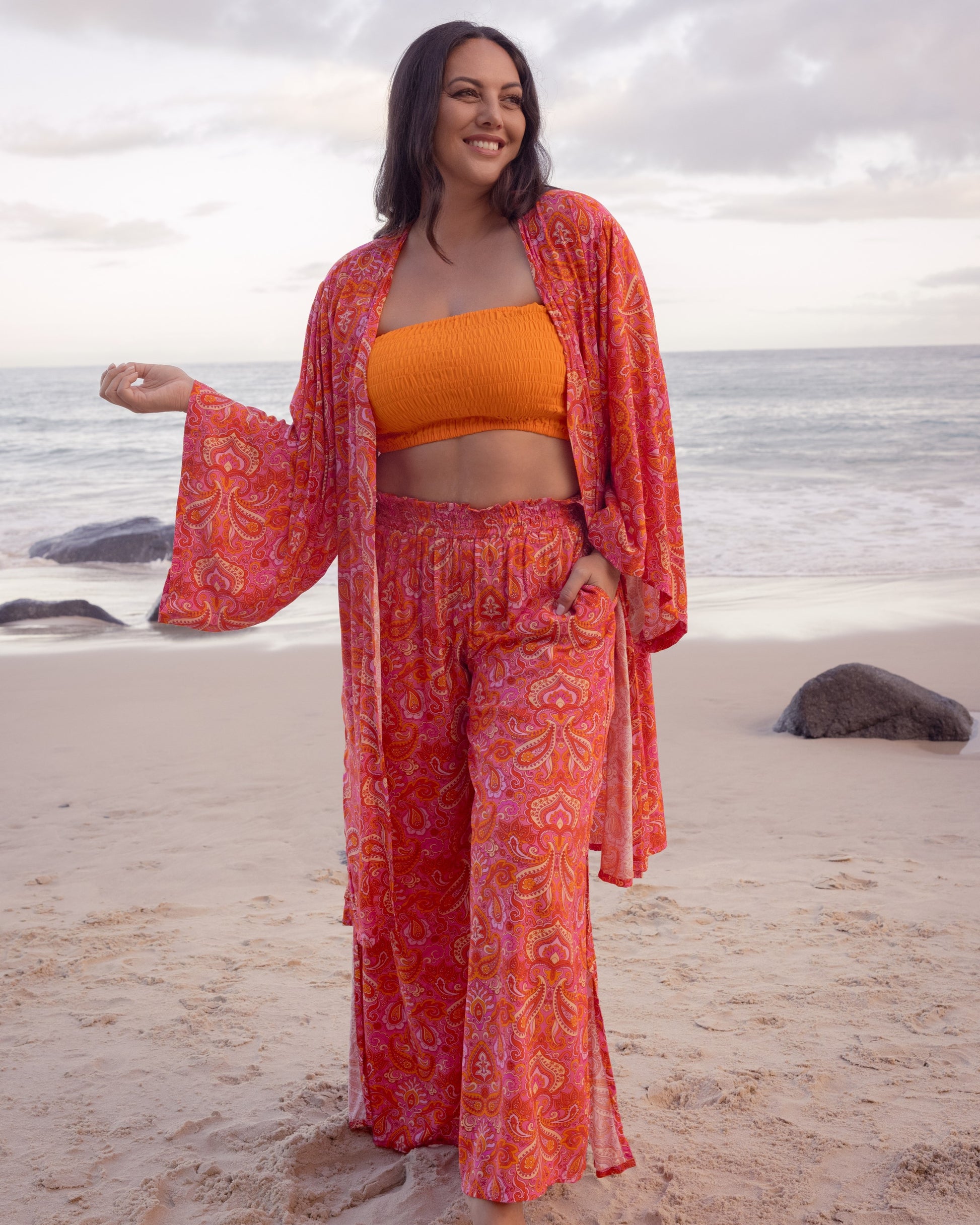 KELLY KIMONO RISING SUN