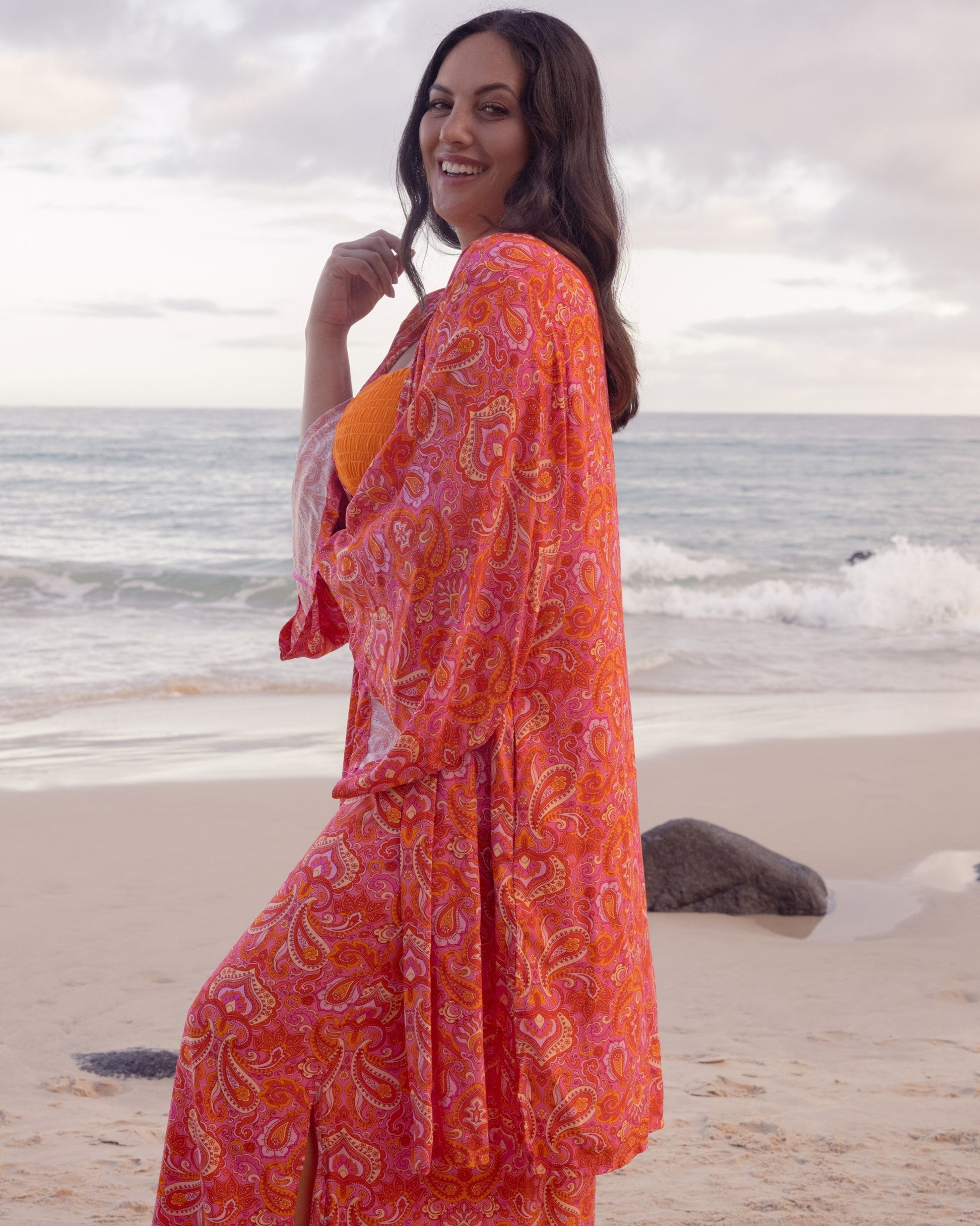 KELLY KIMONO RISING SUN