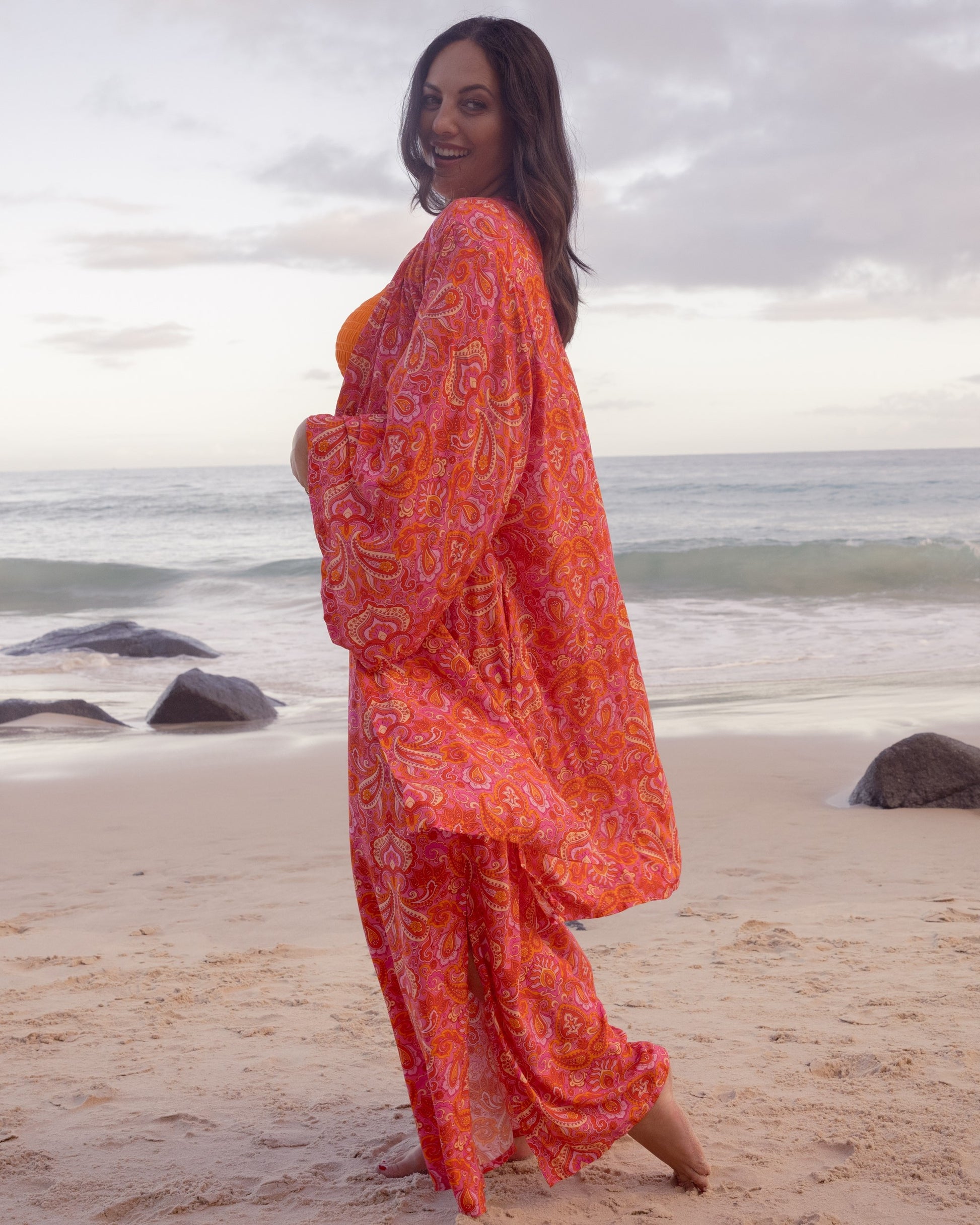 KELLY KIMONO RISING SUN