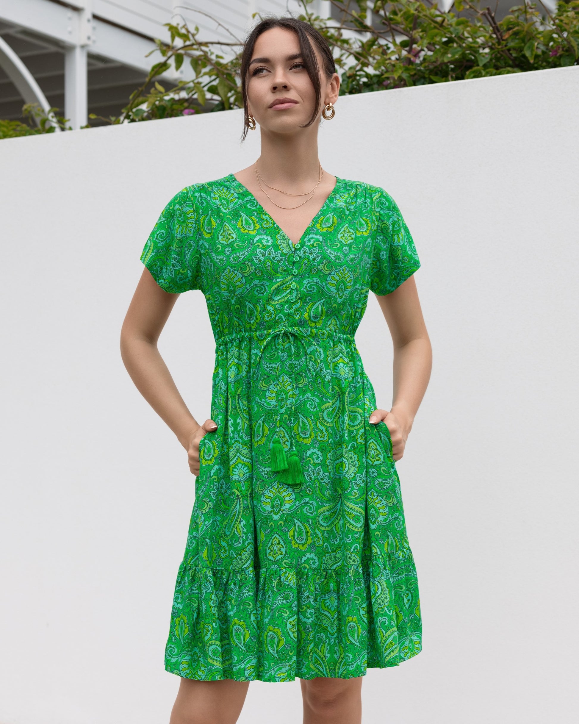 IRIS MINI DRESS NORTHERN LIGHTS
