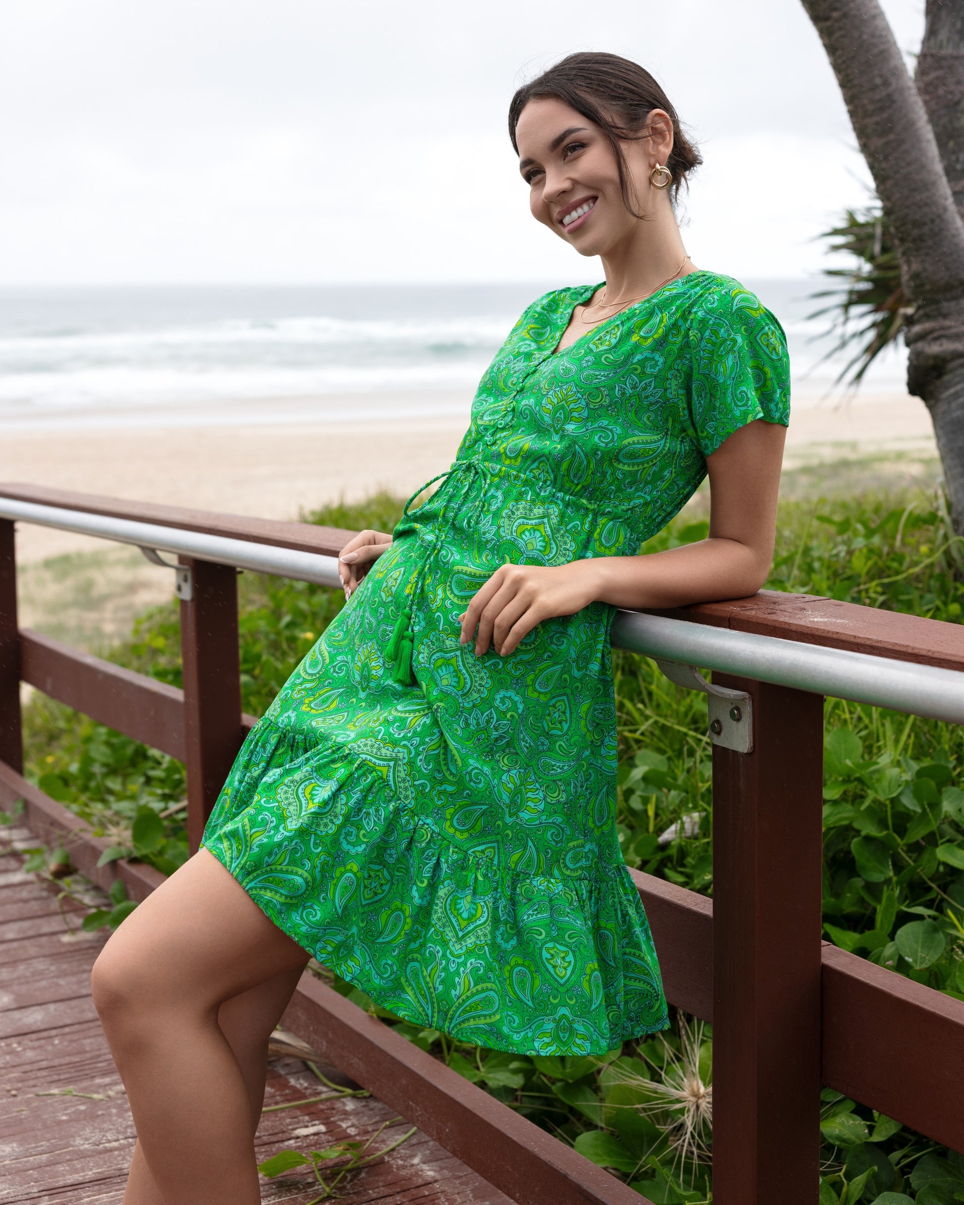 IRIS MINI DRESS NORTHERN LIGHTS