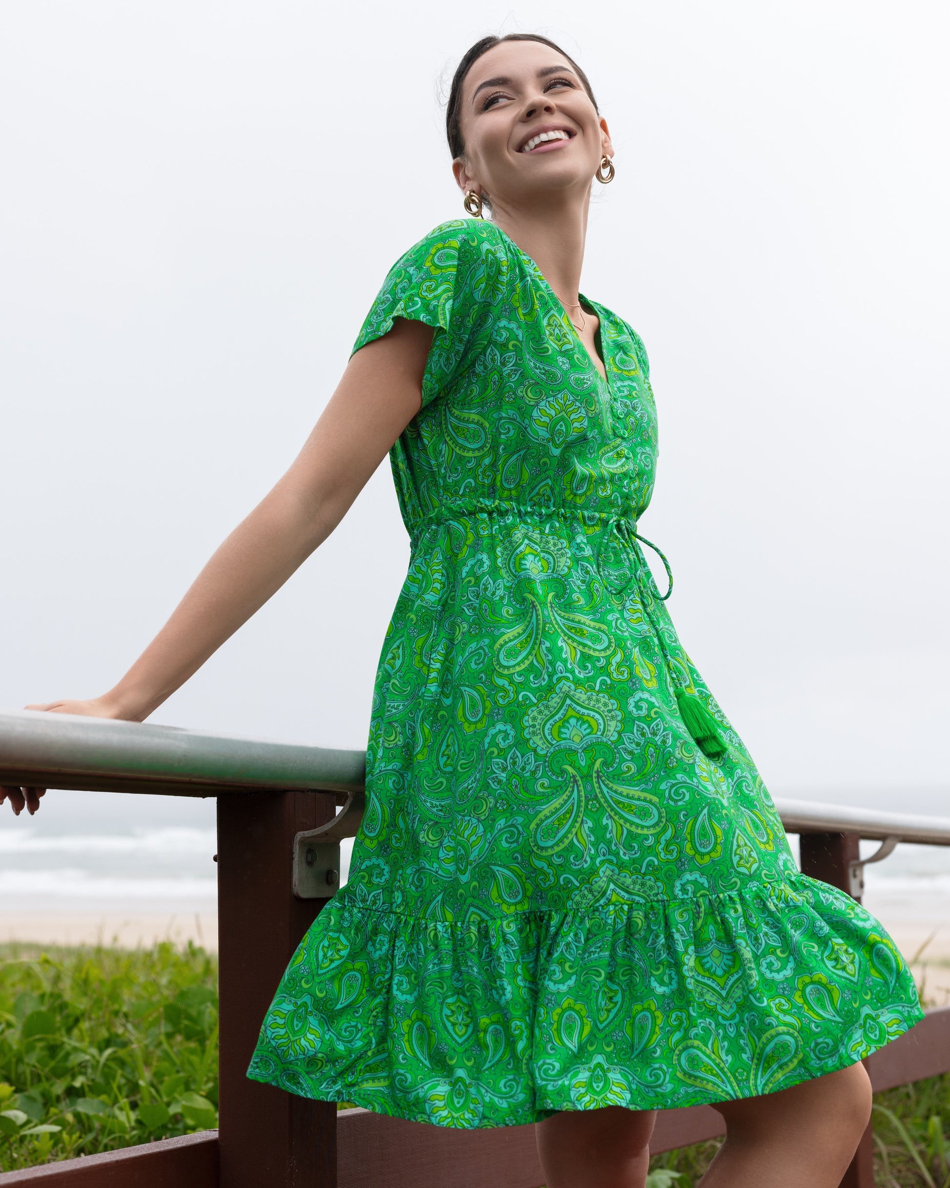 IRIS MINI DRESS NORTHERN LIGHTS