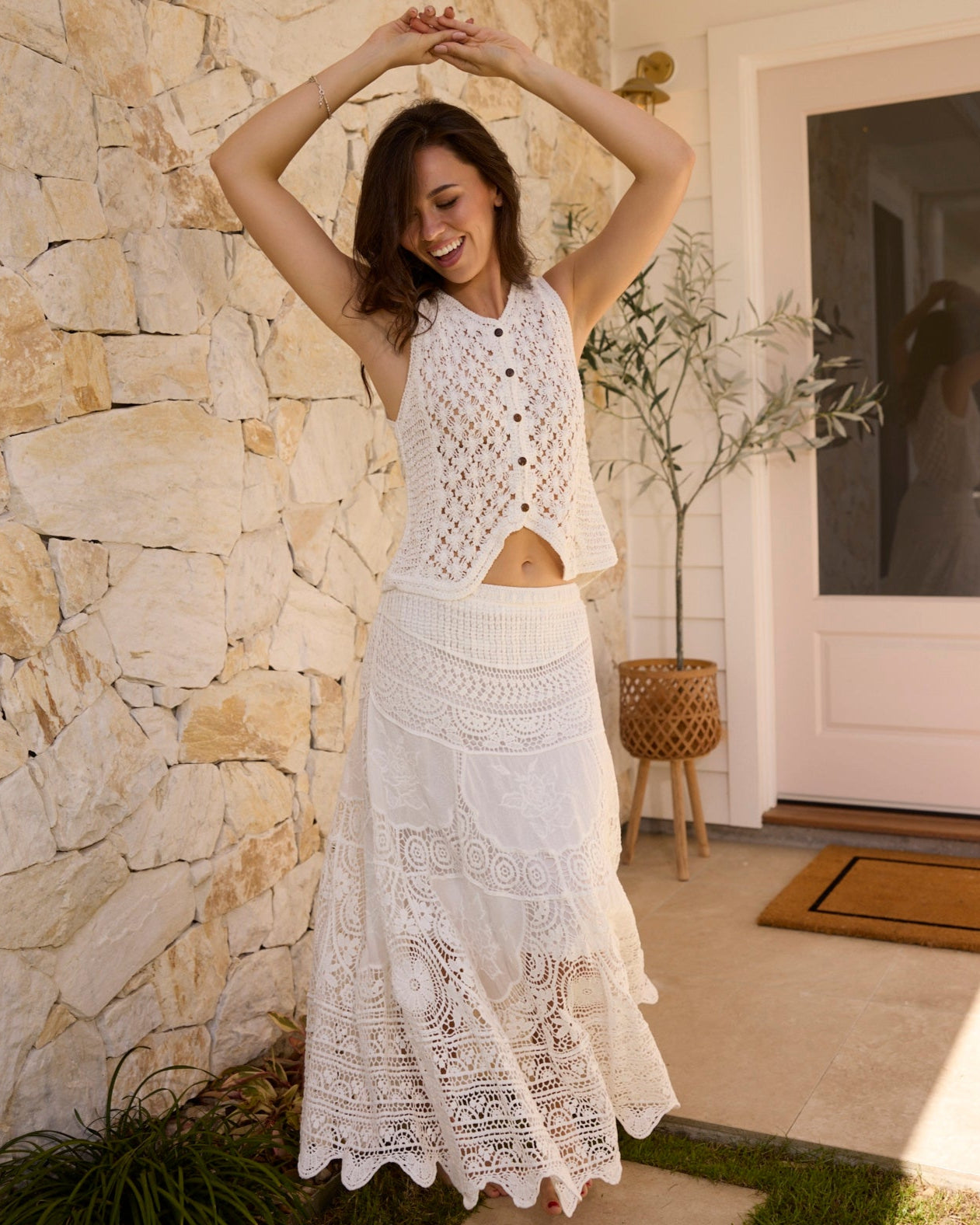 MADI MAXI SKIRT WHITE