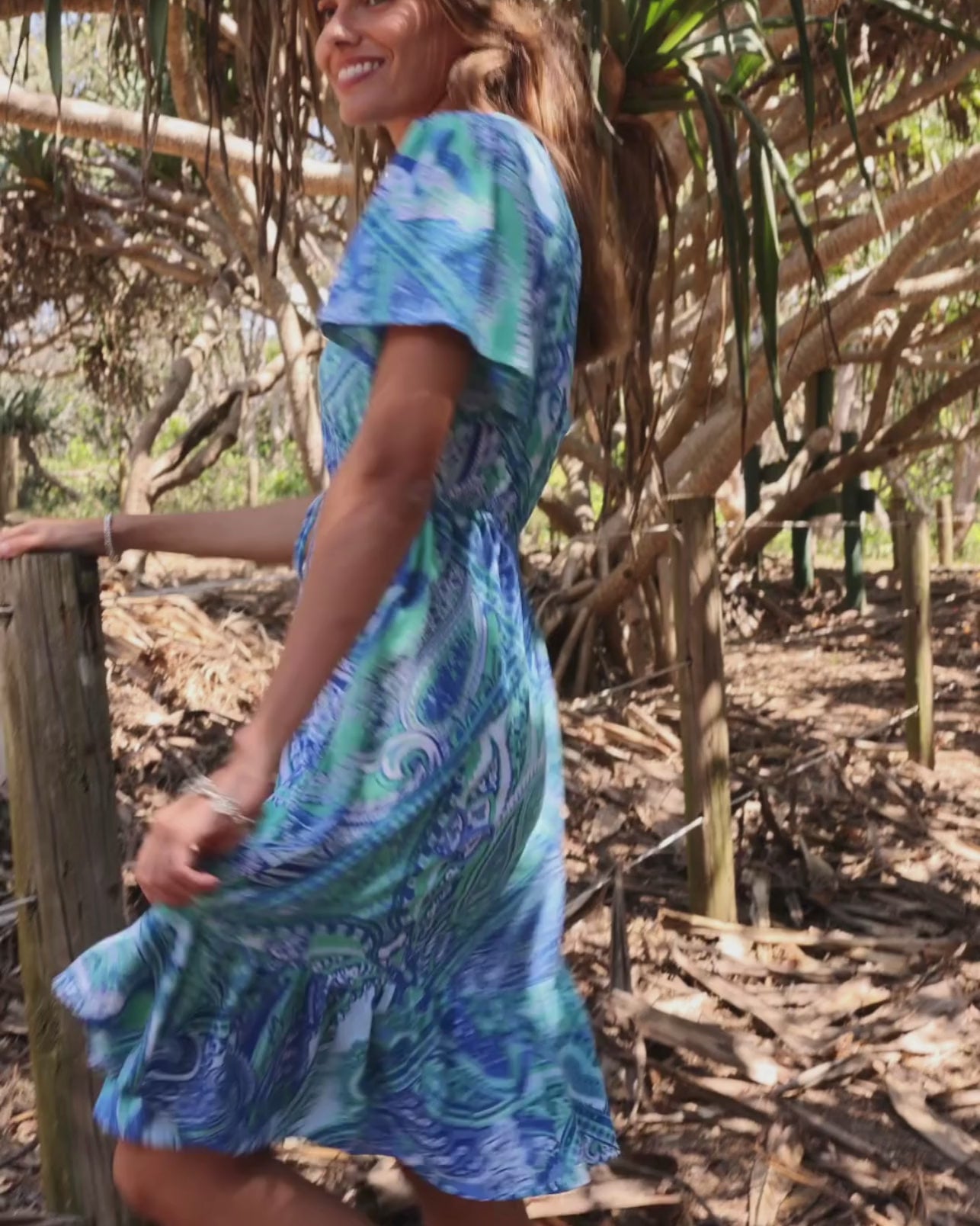 FRIEDA MINI DRESS CASCADE