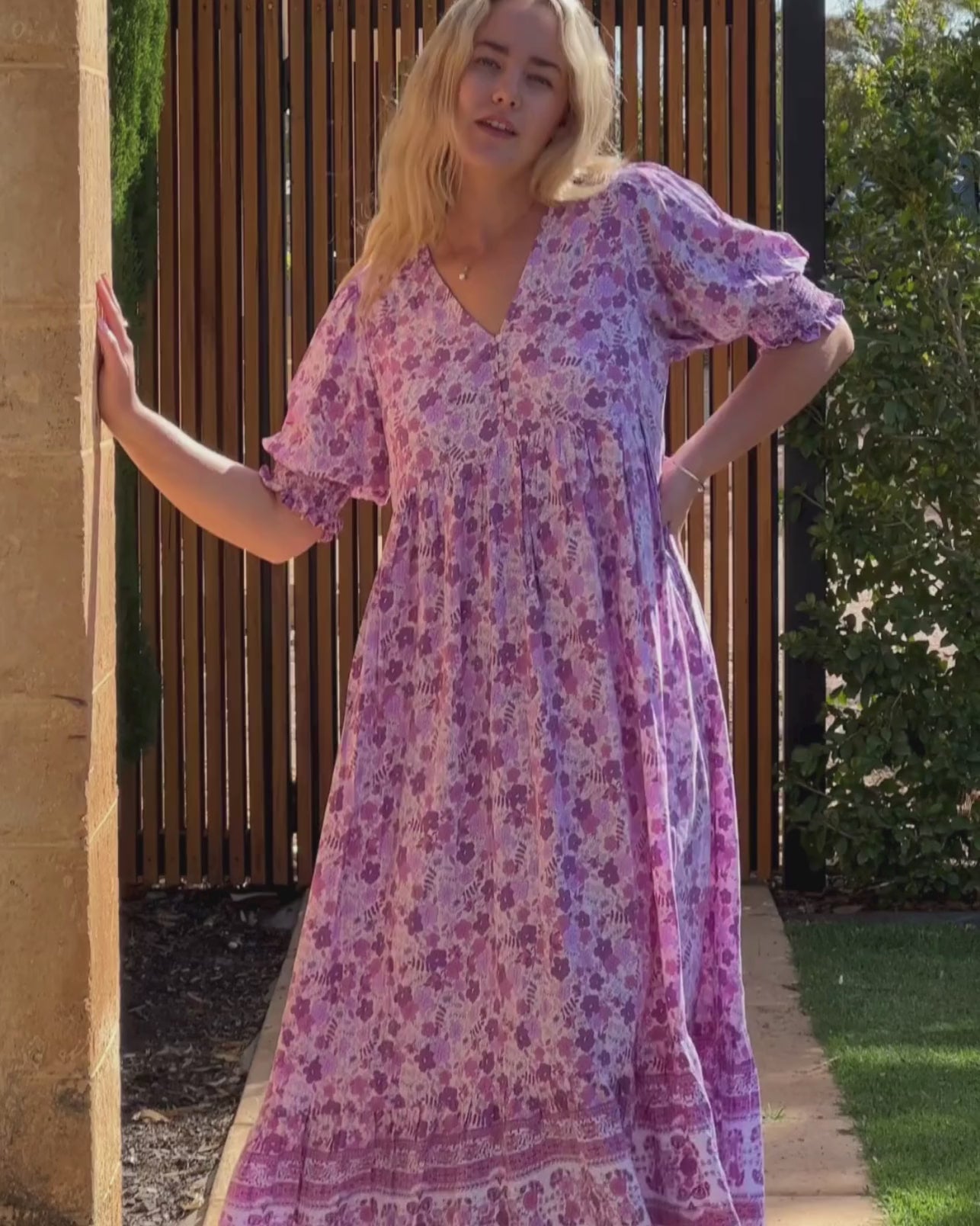 RAYA MAXI DRESS WILDBERRY