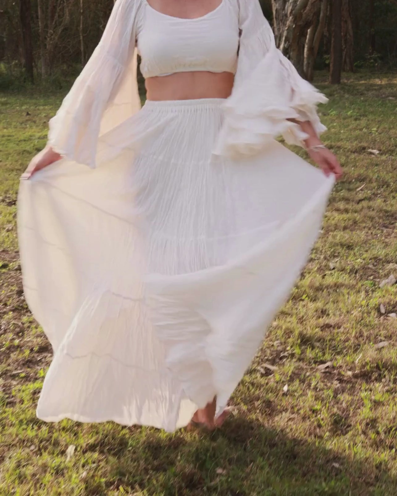 RUMI SKIRT VINTAGE CREAM