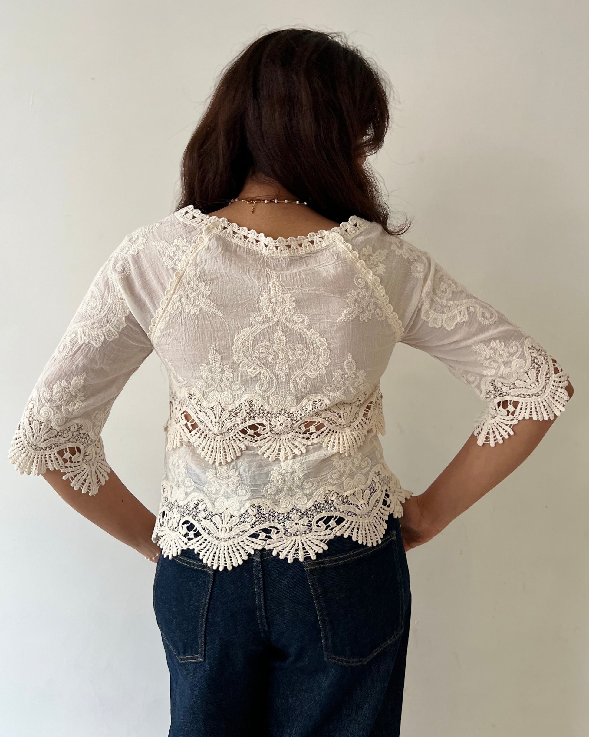 MILA TOP VINTAGE CREAM