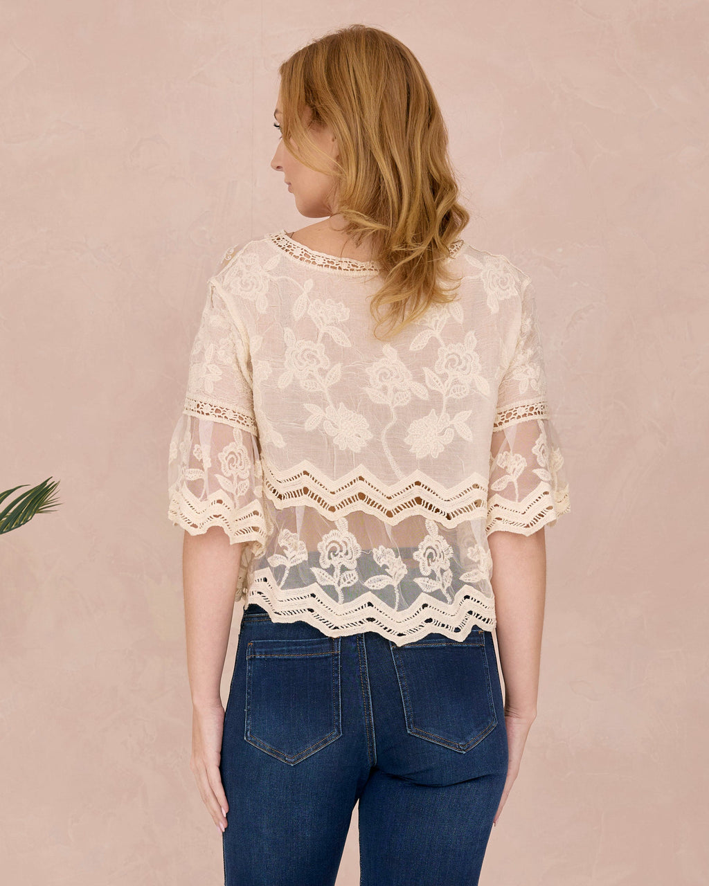 ROSE TOP VINTAGE CREAM