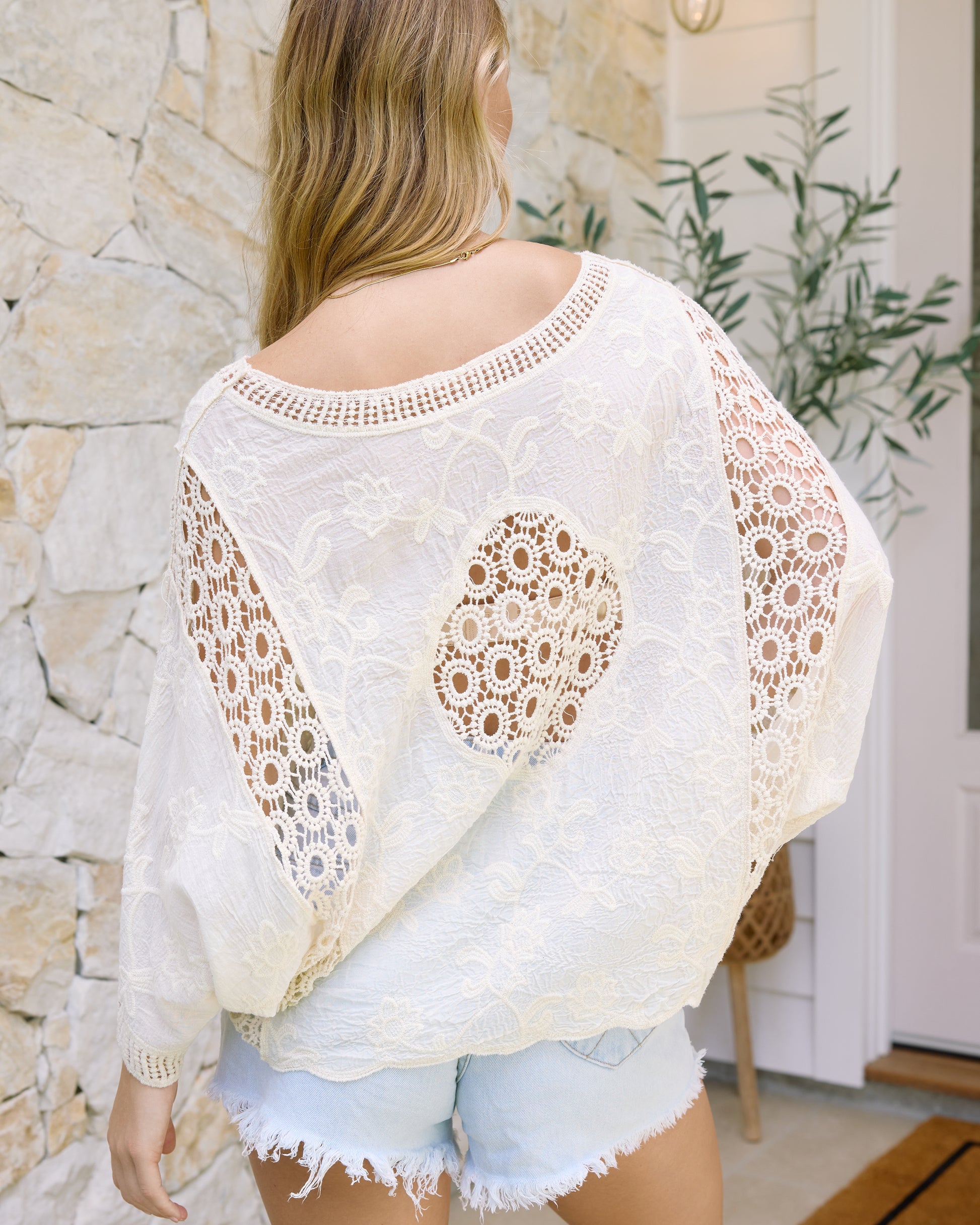 JEMMA TOP VINTAGE CREAM