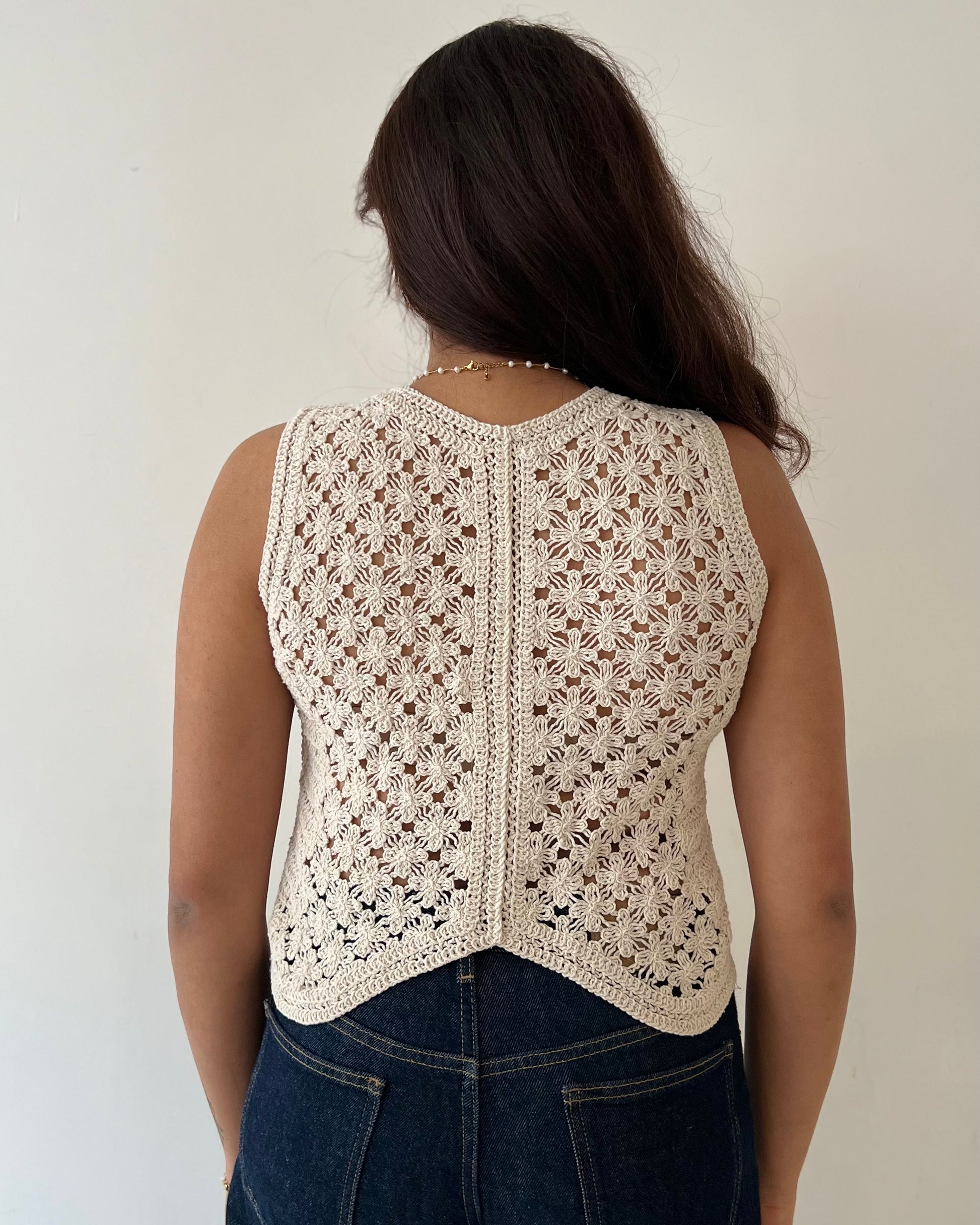 MAHLI VEST VINTAGE CREAM