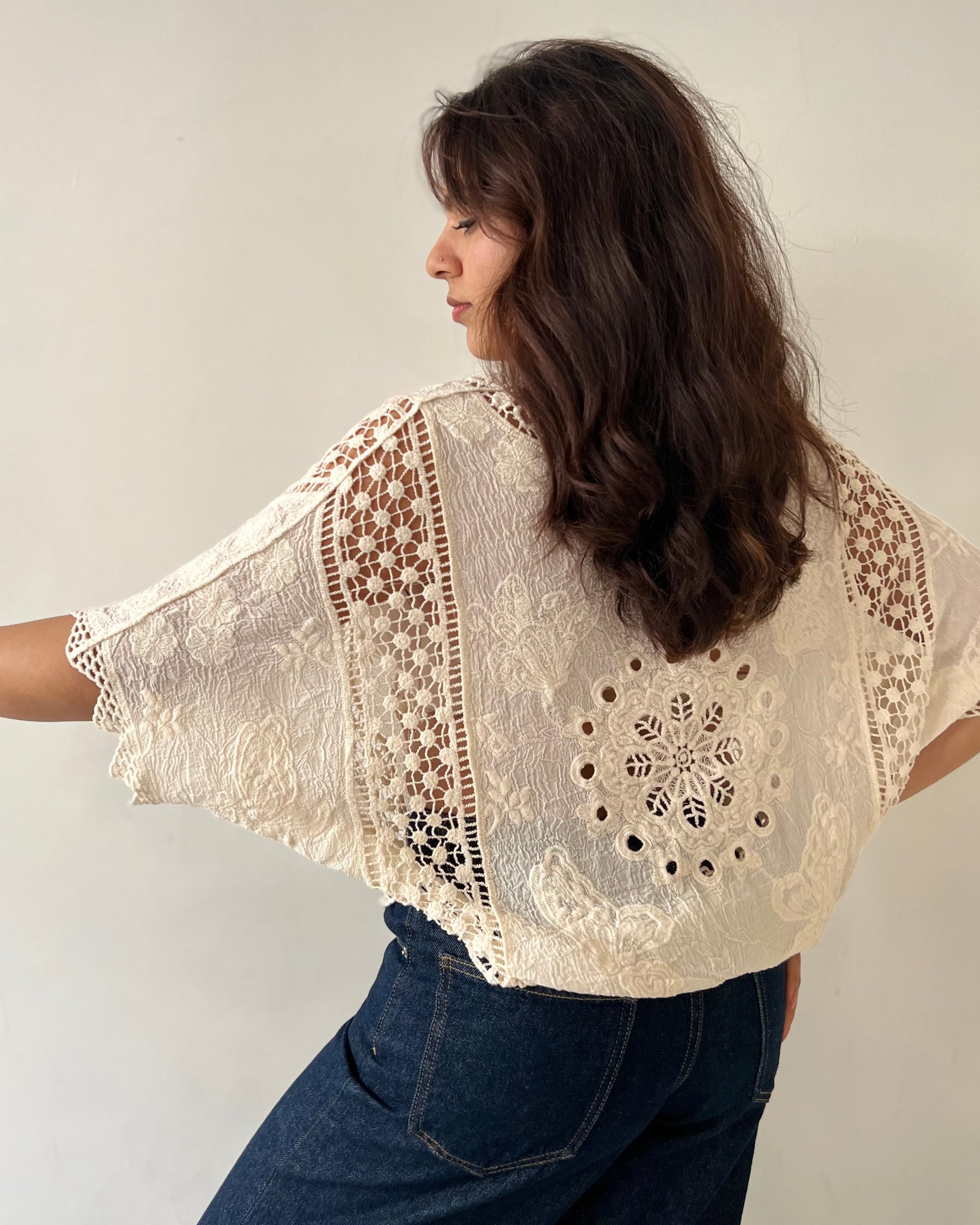 ABBY TOP VINTAGE CREAM