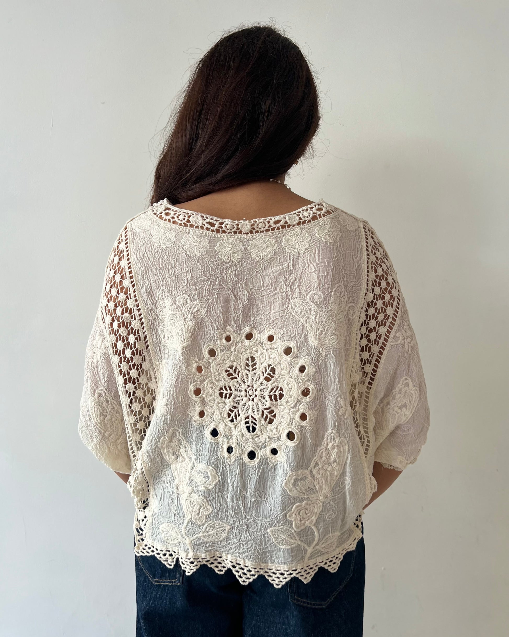 ABBY TOP VINTAGE CREAM