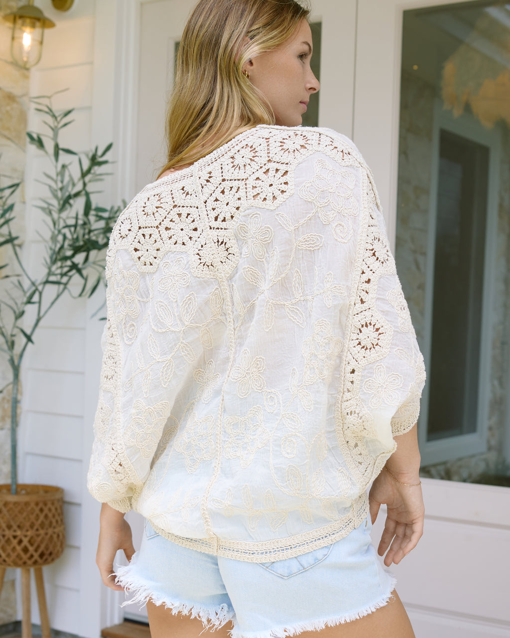 VIDA CARDIGAN VINTAGE CREAM