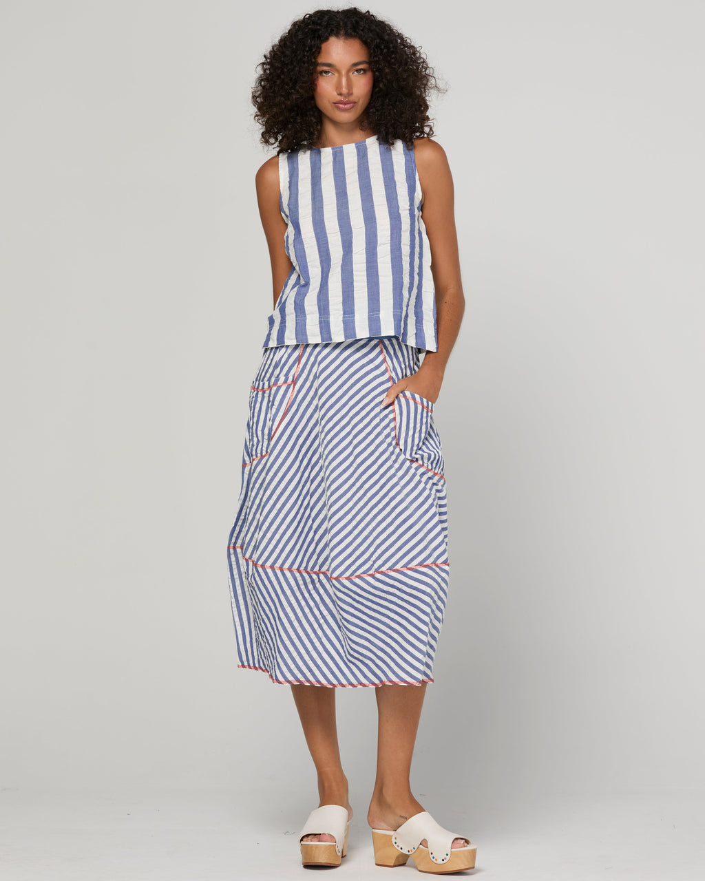 GURU SKIRT OCEAN STRIPE
