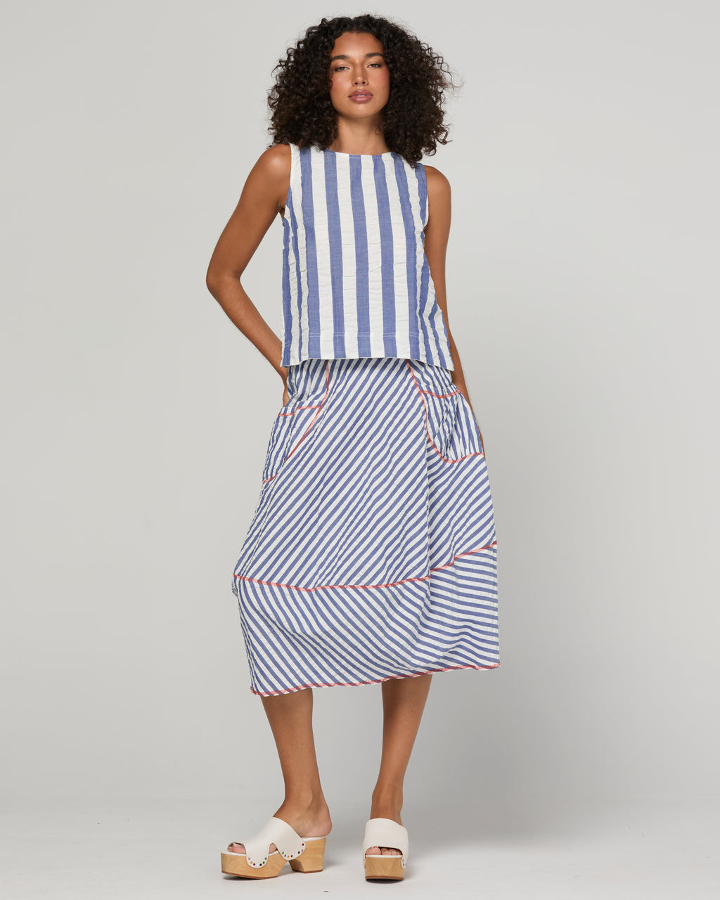GURU SKIRT OCEAN STRIPE