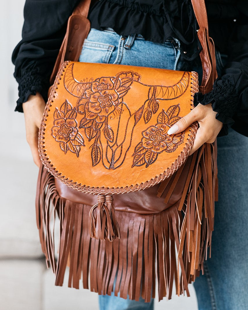 BUFFALO FRINGE & SADDLE BAG