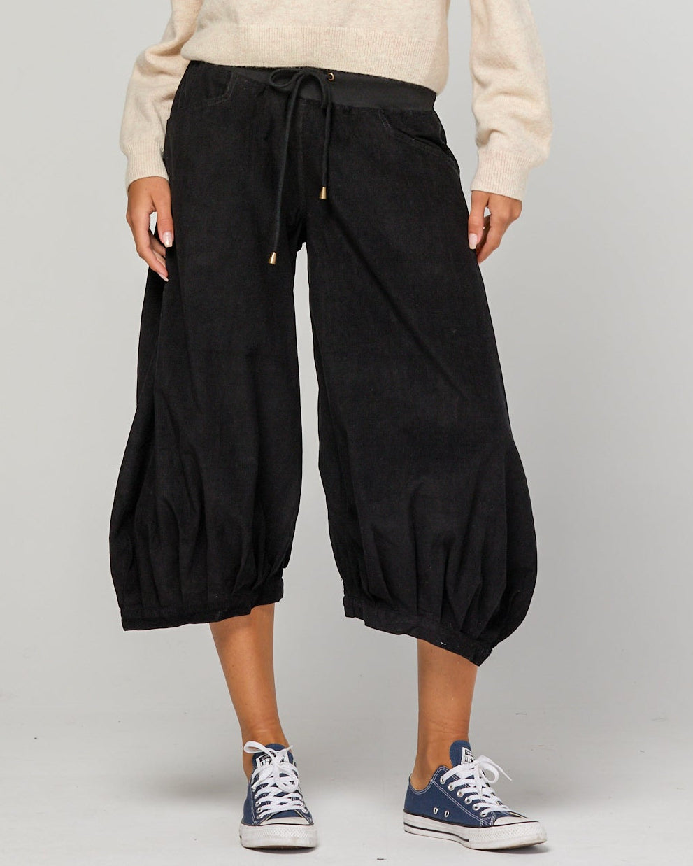 CORD GURU PANT BLACK