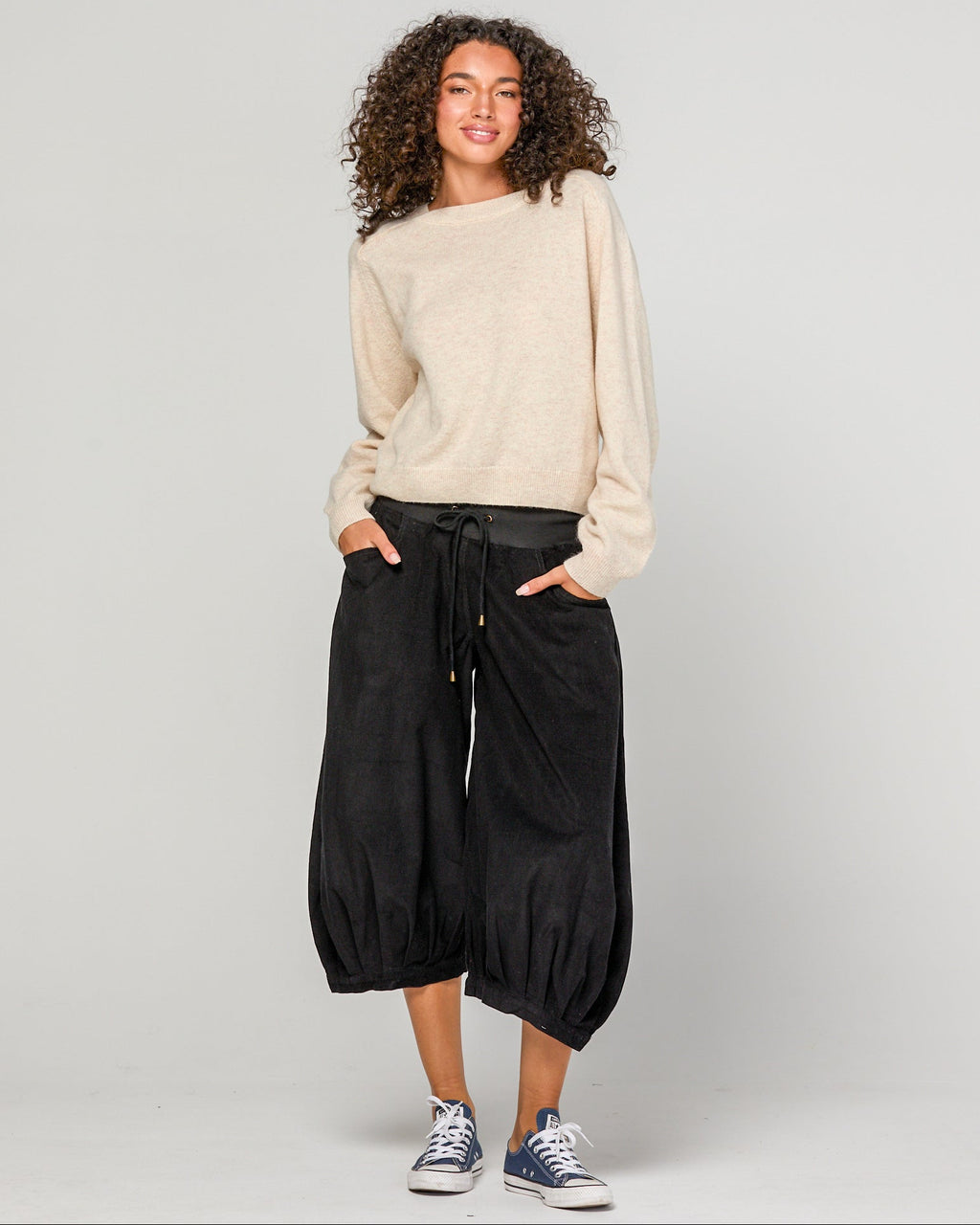 CORD GURU PANT BLACK