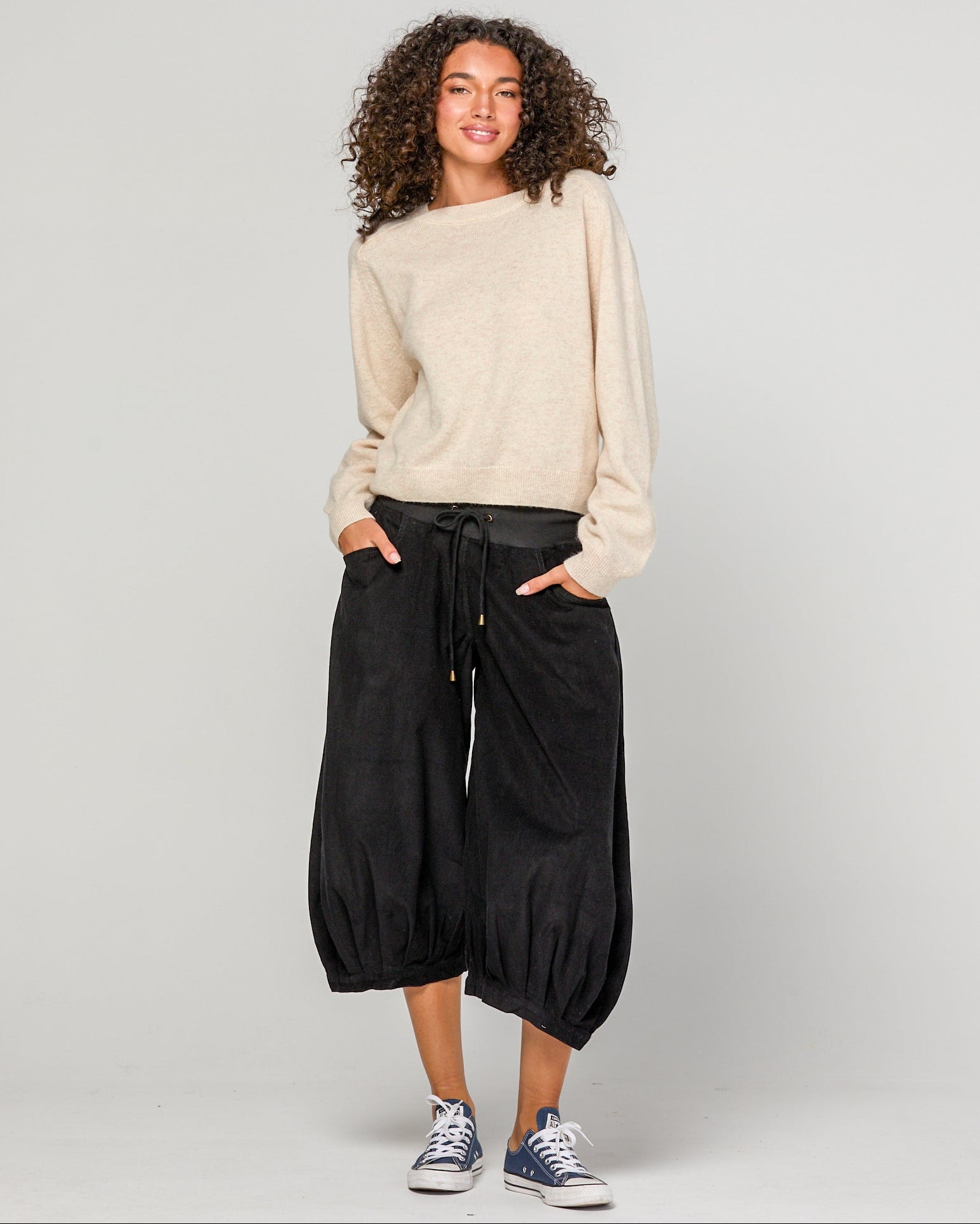 CORD GURU PANT BLACK