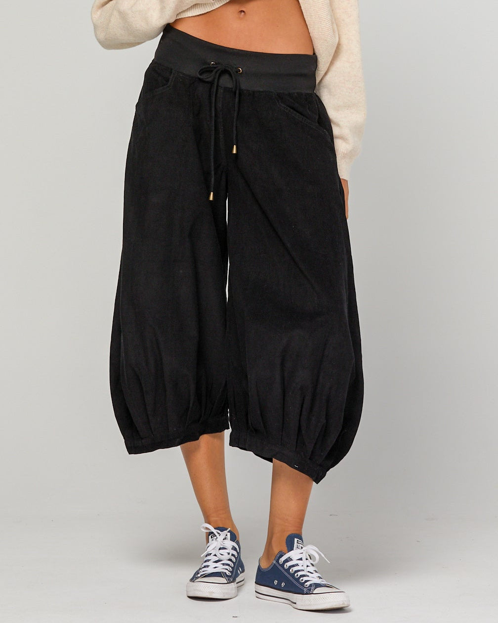 CORD GURU PANT BLACK