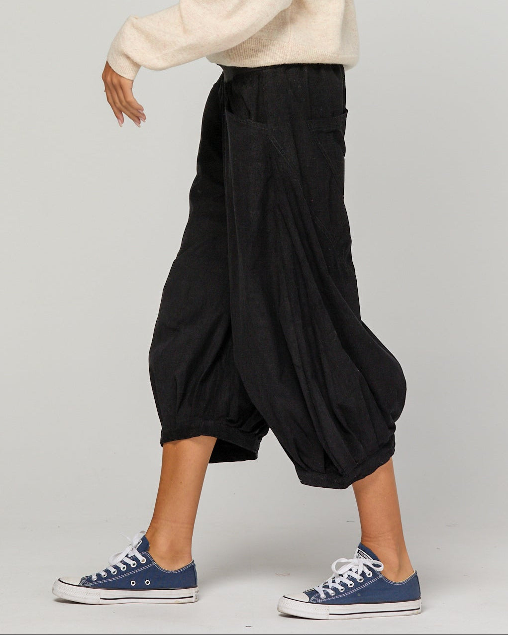 CORD GURU PANT BLACK