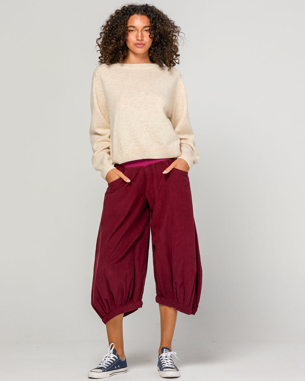 CORD GURU PANT MERLOT