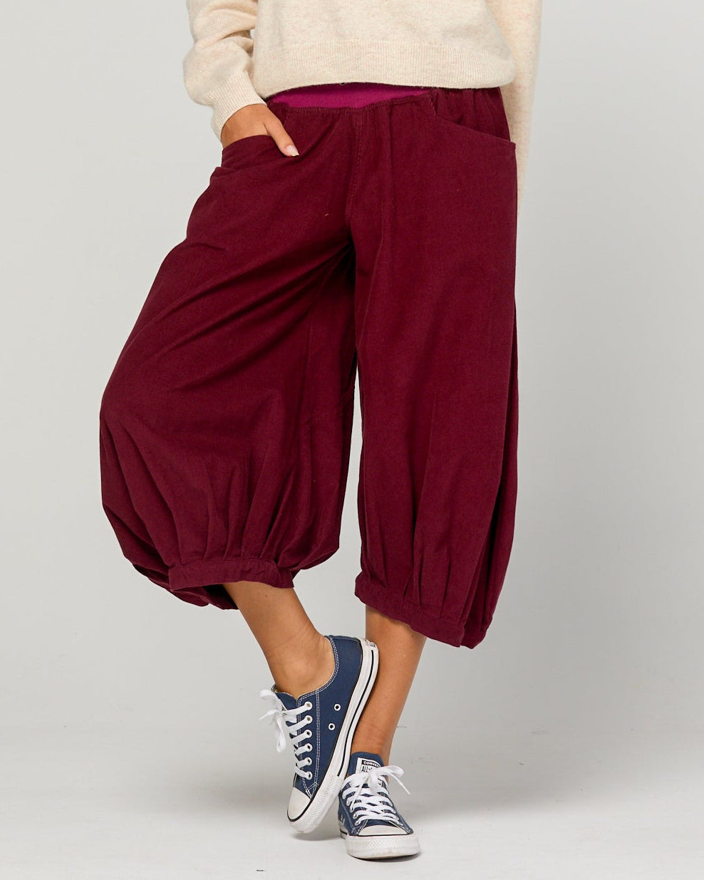 CORD GURU PANT MERLOT