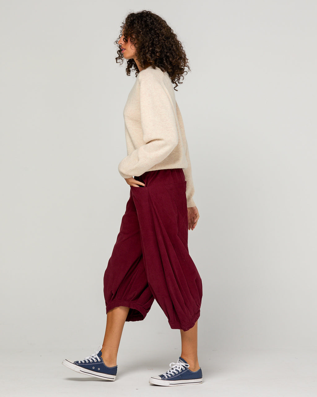 CORD GURU PANT MERLOT