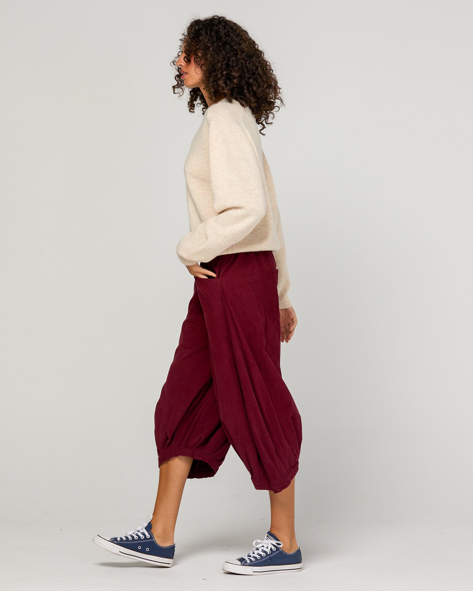 CORD GURU PANT MERLOT