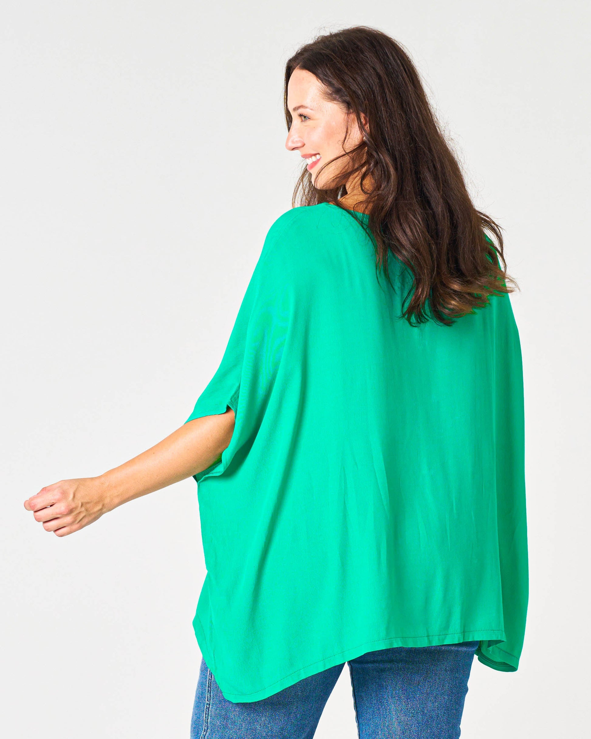 DRAPE TOP GREEN