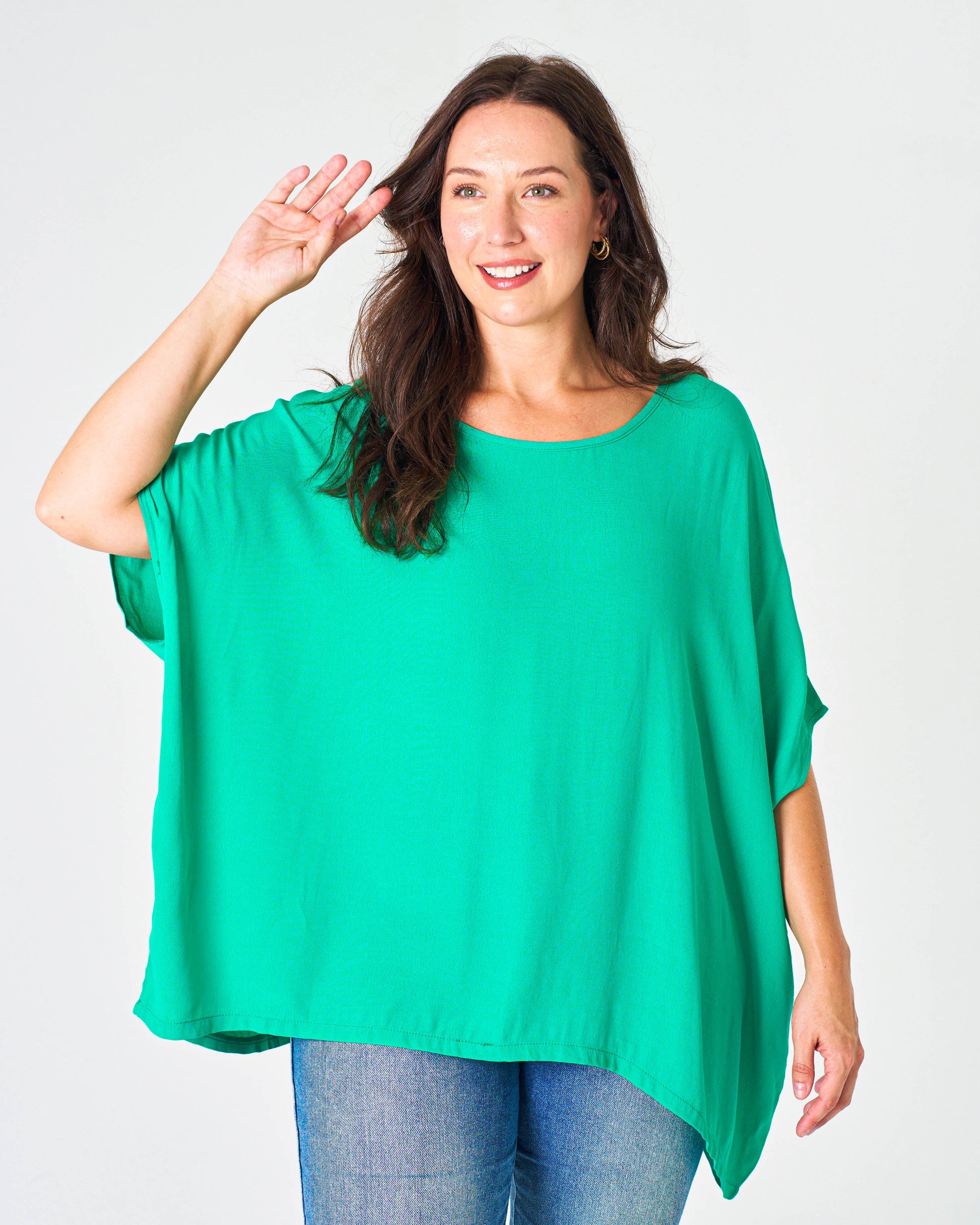 DRAPE TOP GREEN