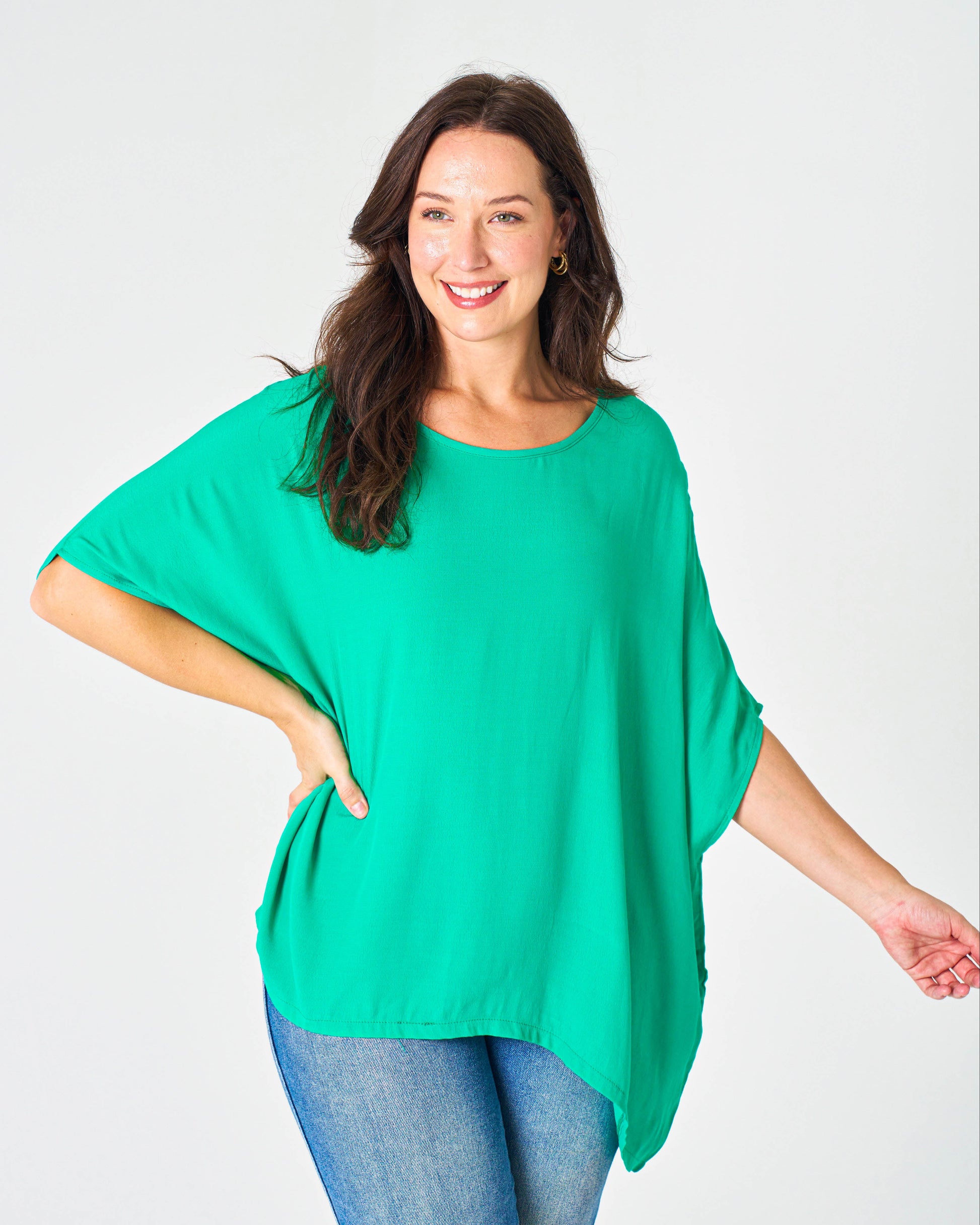DRAPE TOP GREEN