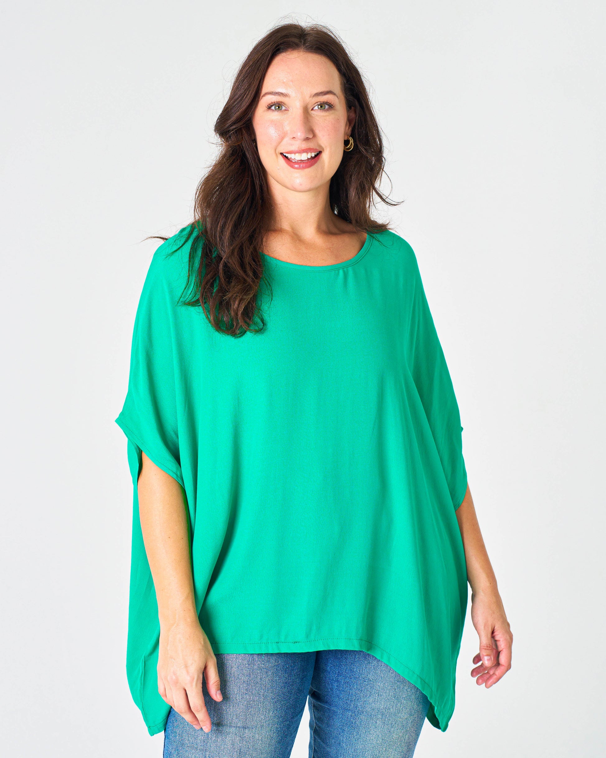 DRAPE TOP GREEN