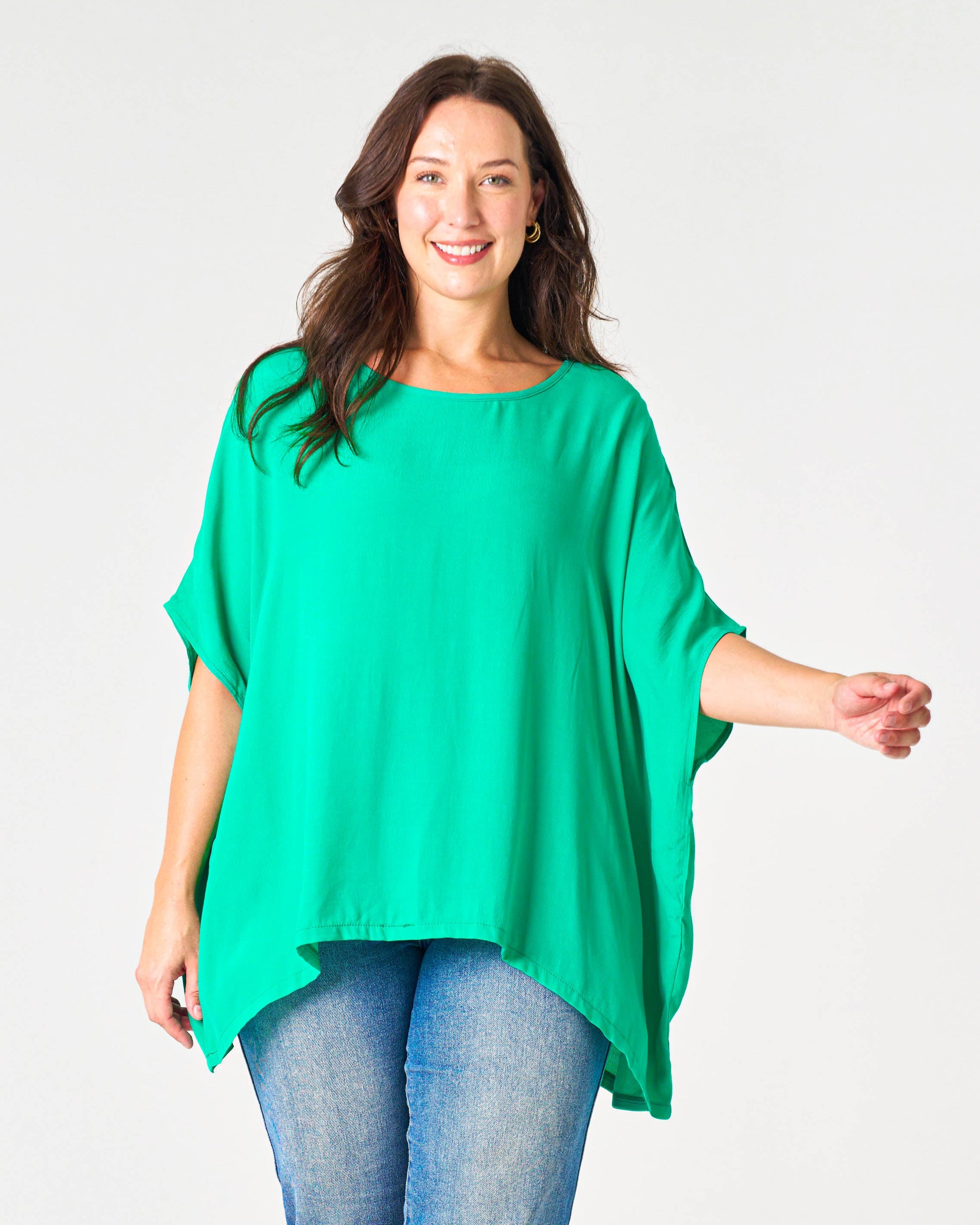 DRAPE TOP GREEN