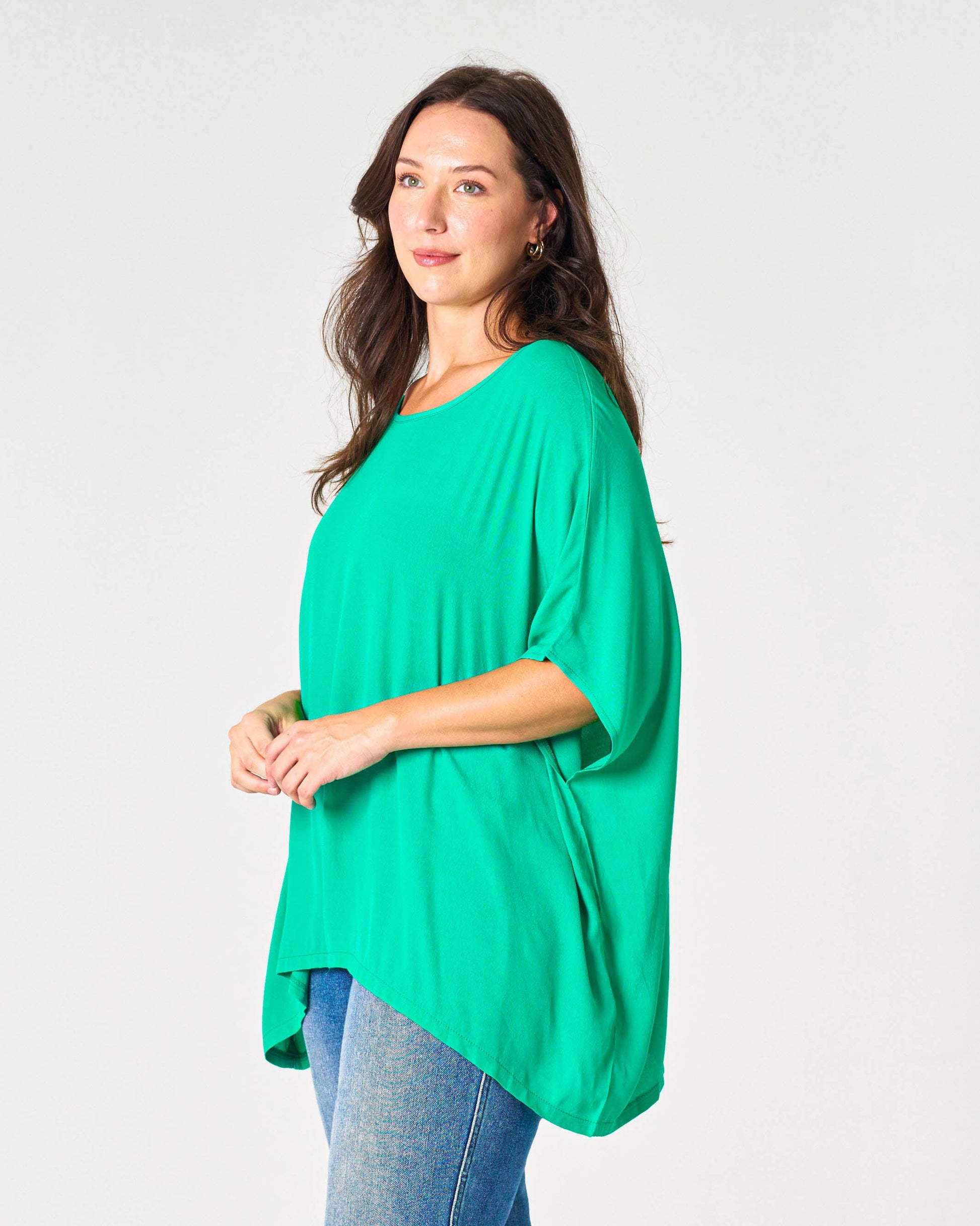DRAPE TOP GREEN