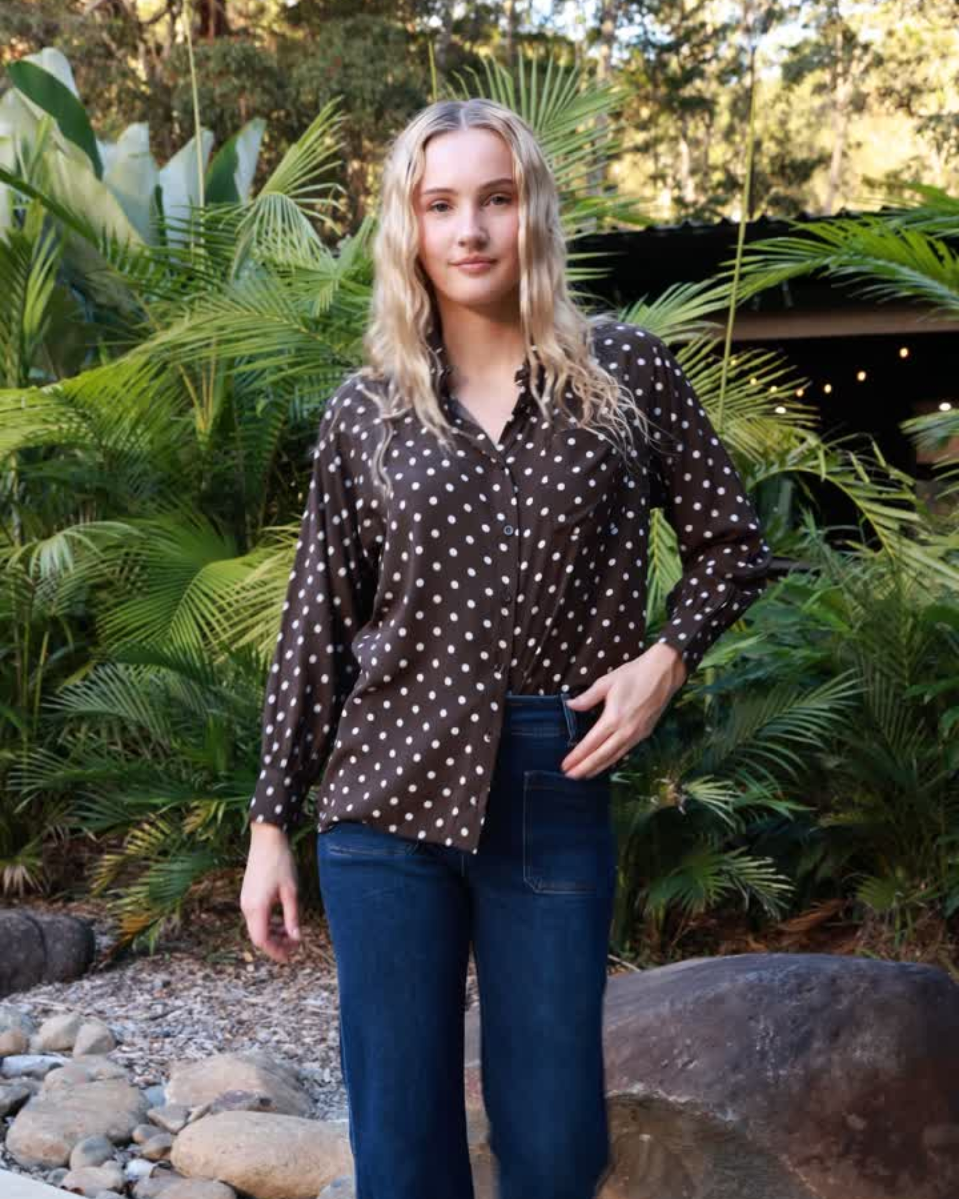 CAROLINE SHIRT FUDGE