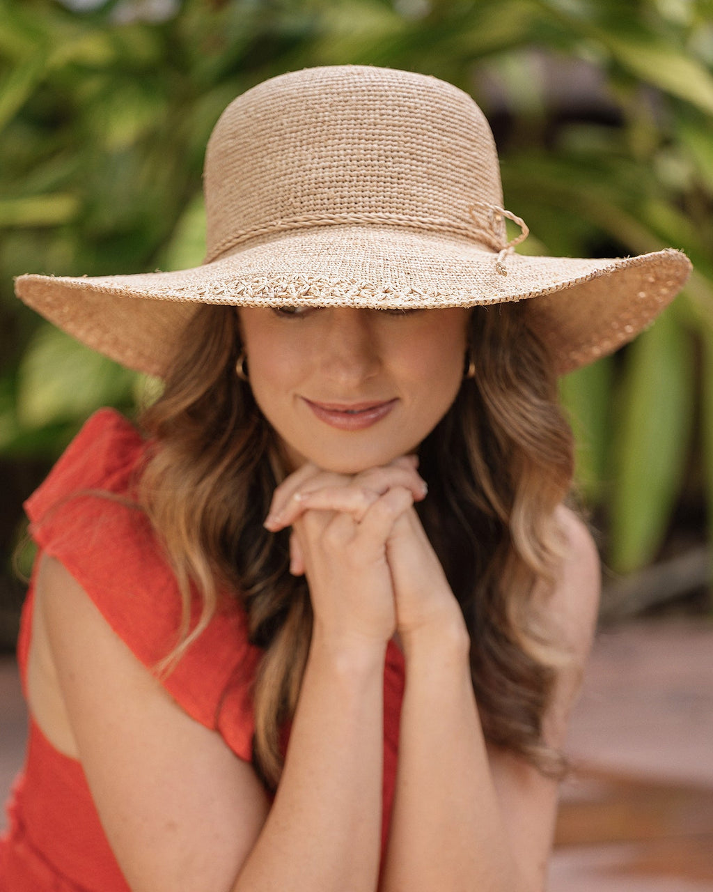 CORA HAT CROCHET RAFFIA