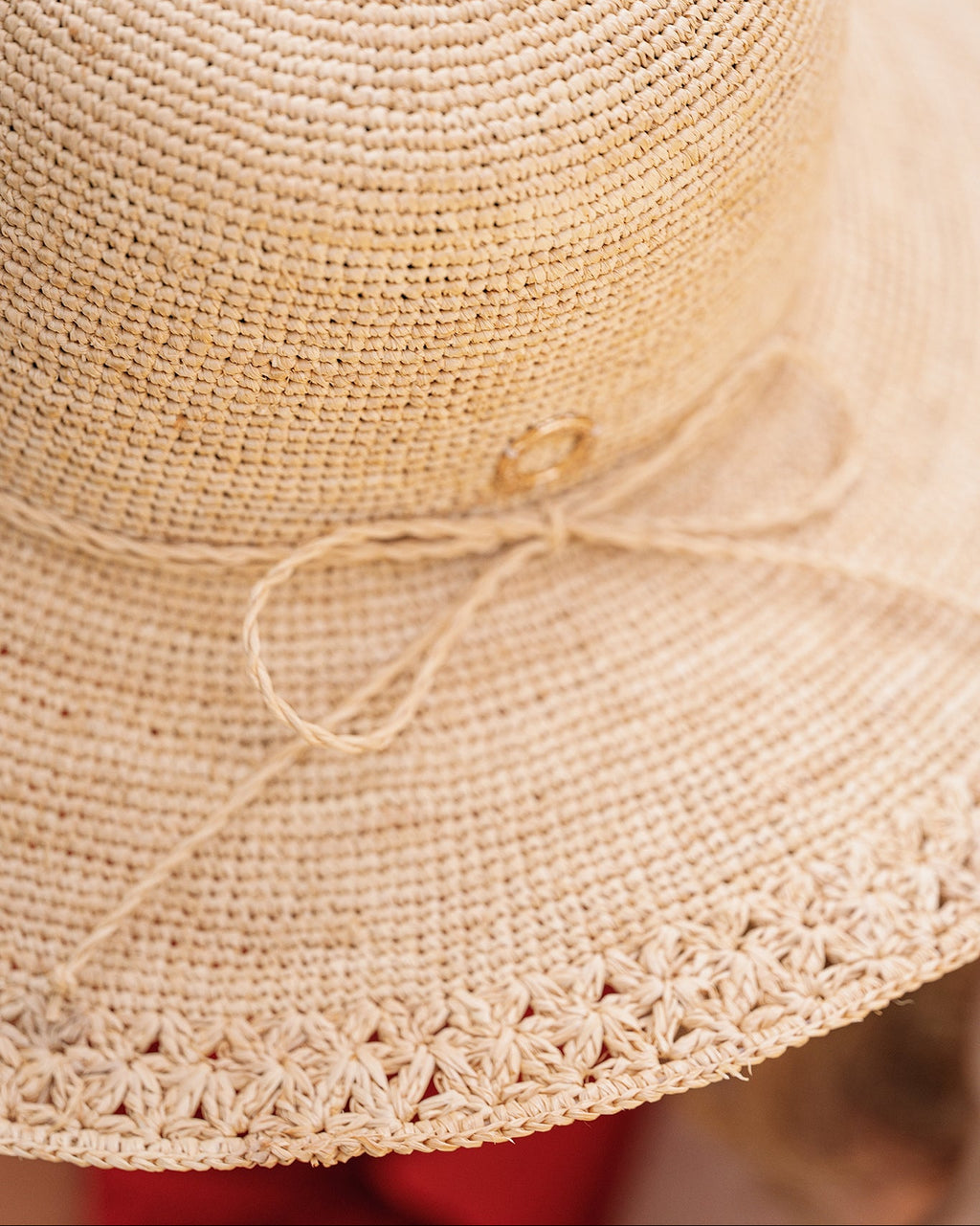 CORA HAT CROCHET RAFFIA