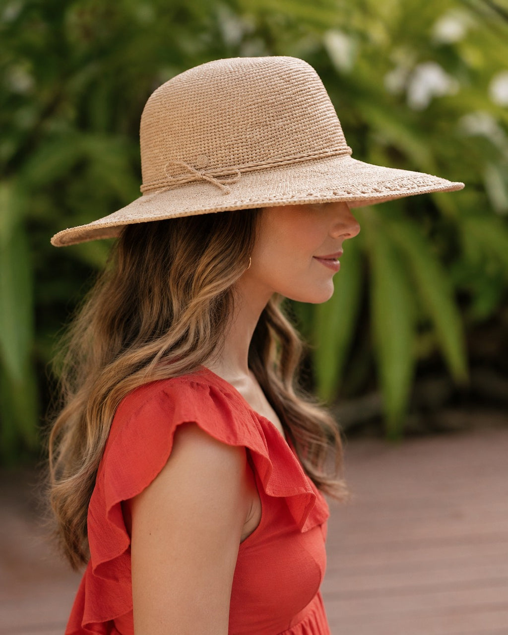 CORA HAT CROCHET RAFFIA