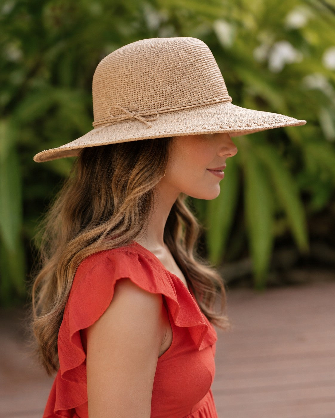 CORA HAT CROCHET RAFFIA