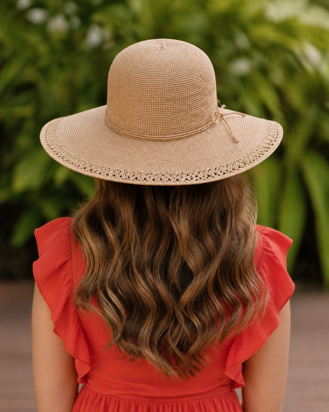 CORA HAT CROCHET RAFFIA