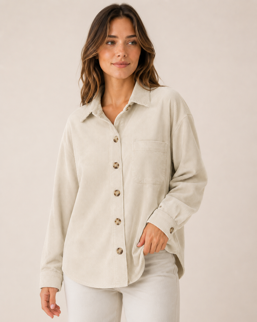 CORD SHACKET OATMEAL