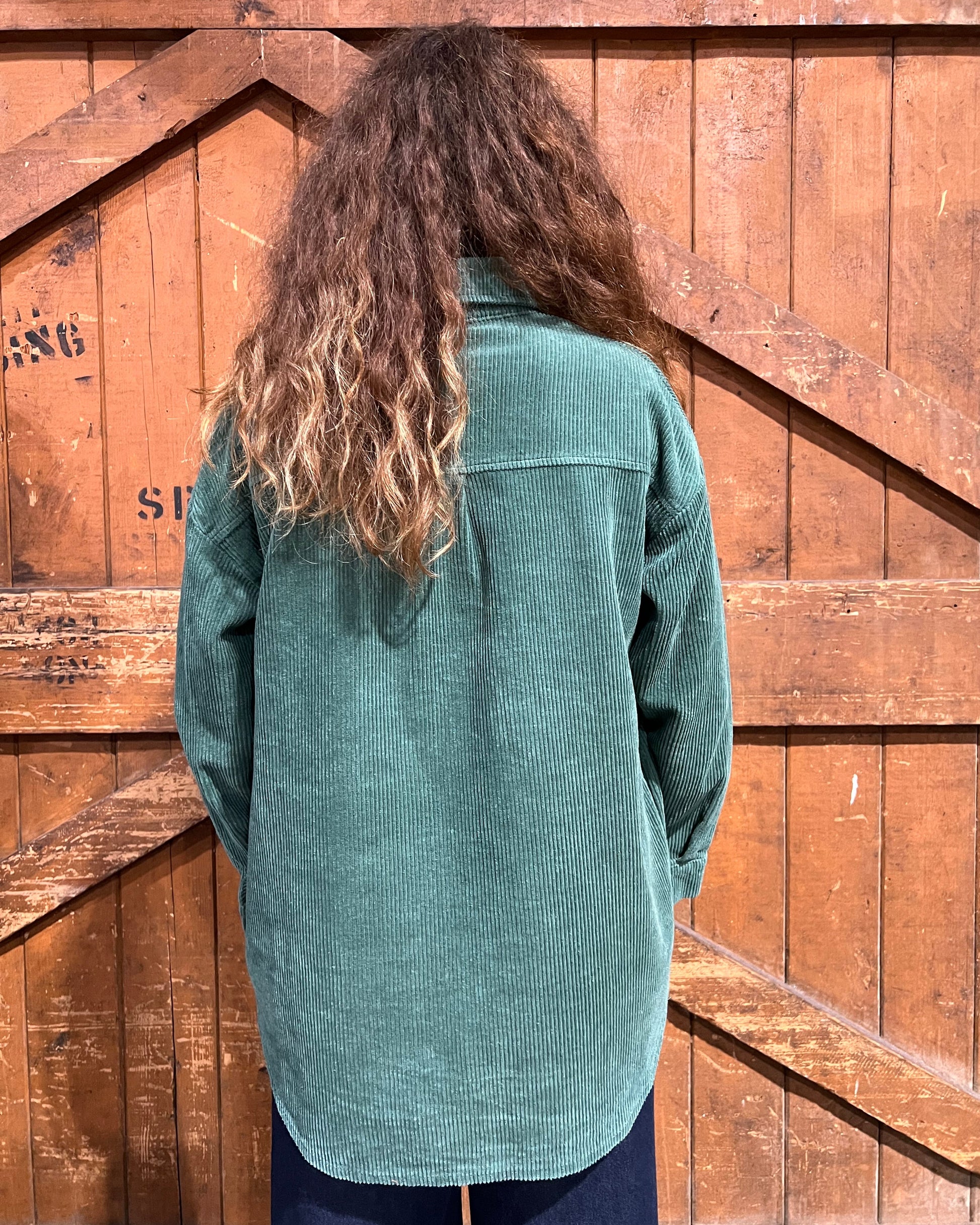 CORD SHACKET GREEN