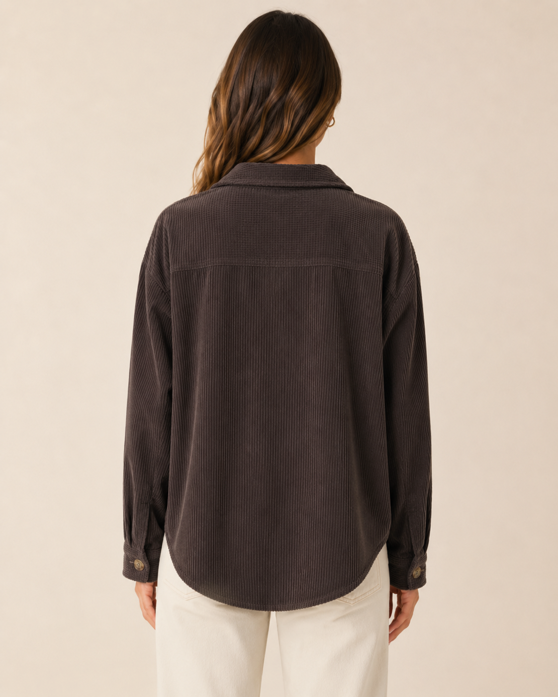 CORD SHACKET CHOCOLATE
